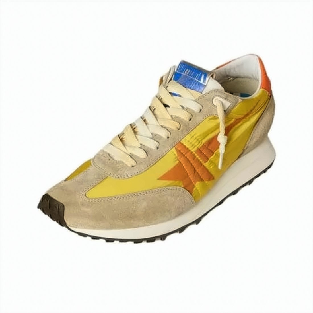 MARATHON Retro Running Sneakers with Suede