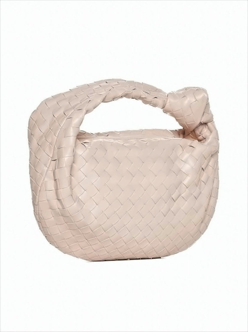 Soft Woven Leather Tote Bag