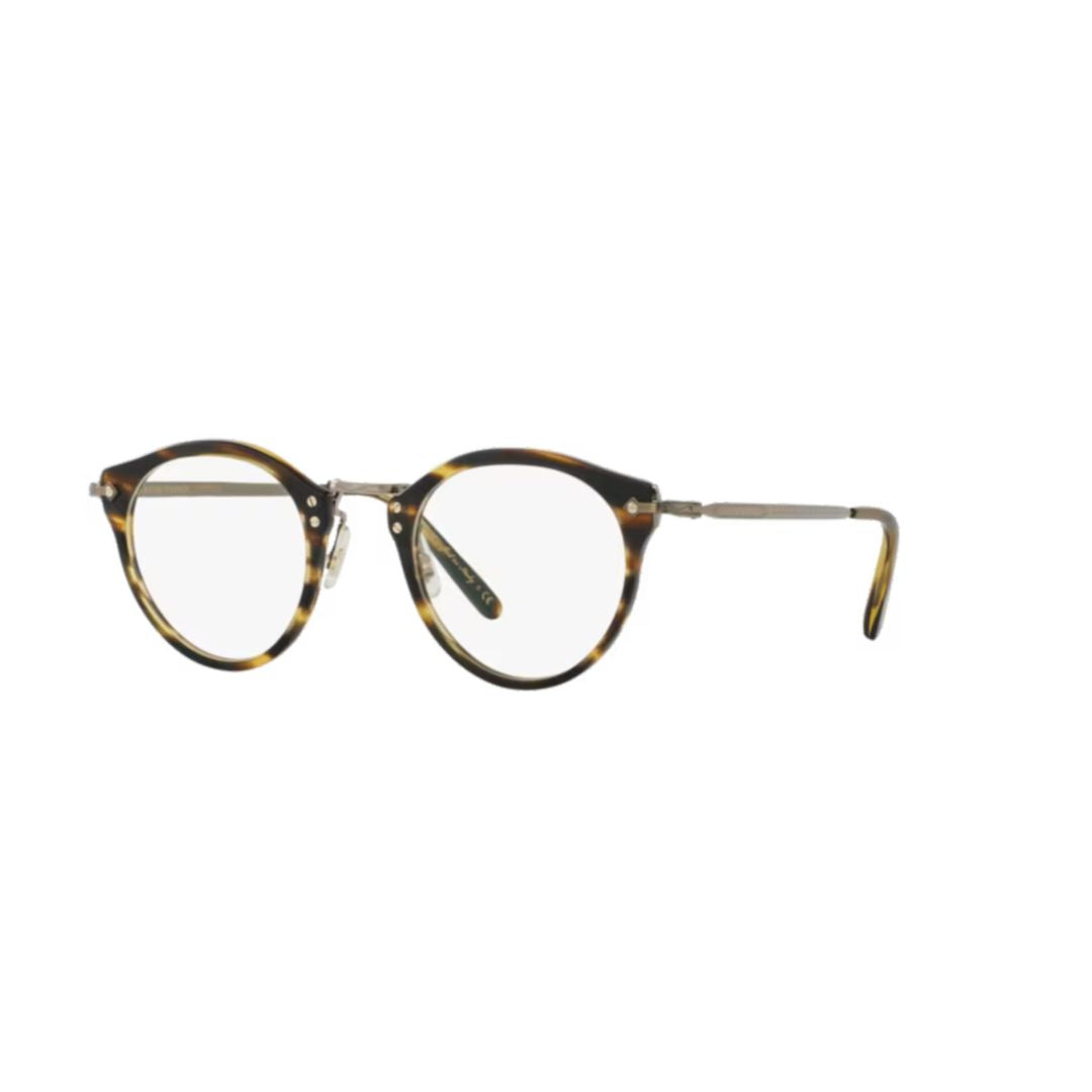 0ov5184 Classic Tortoiseshell Eyeglass Frames with Slim Metal Temples