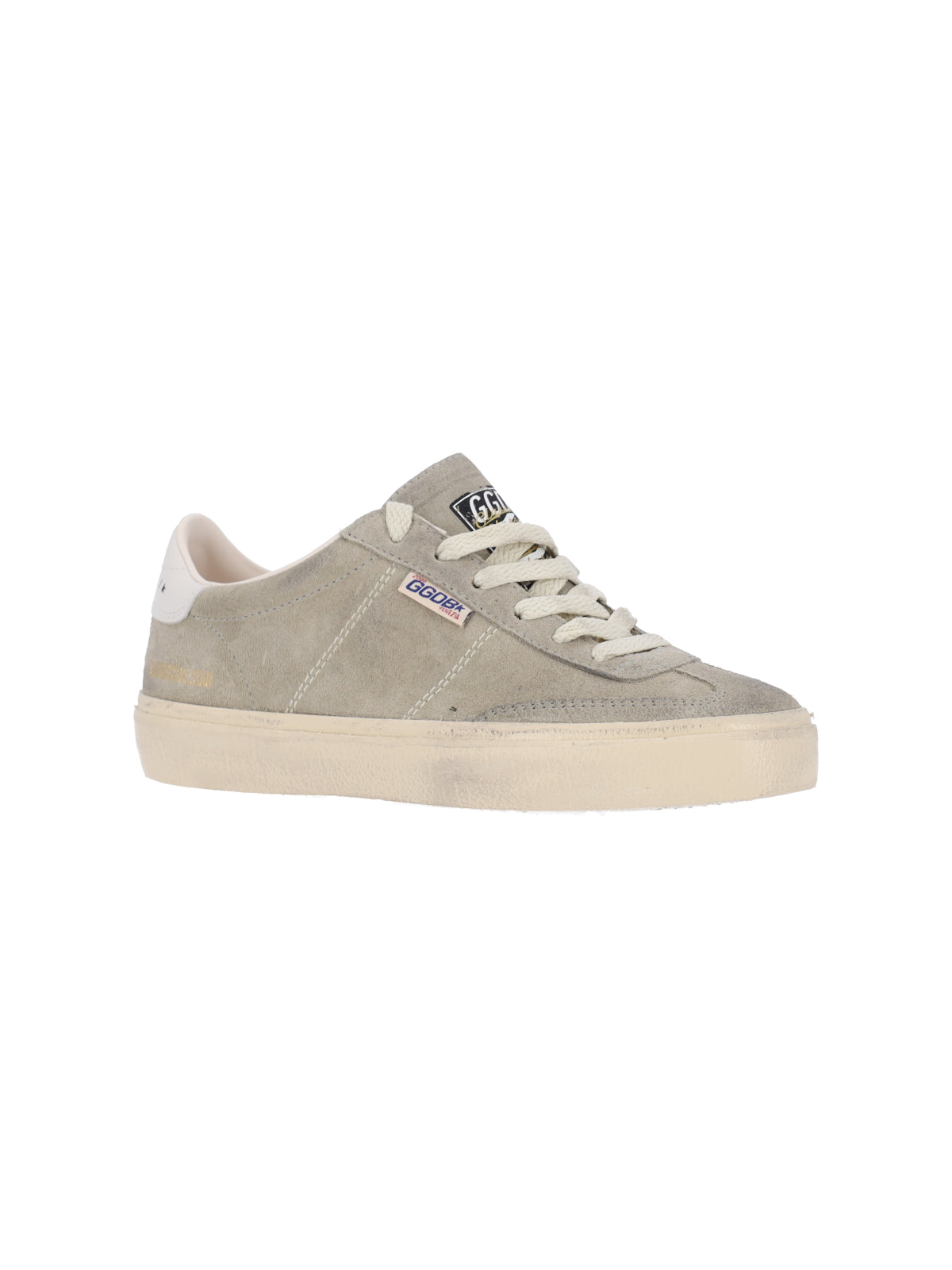 Gray Soul Star Worn Suede Sneakers