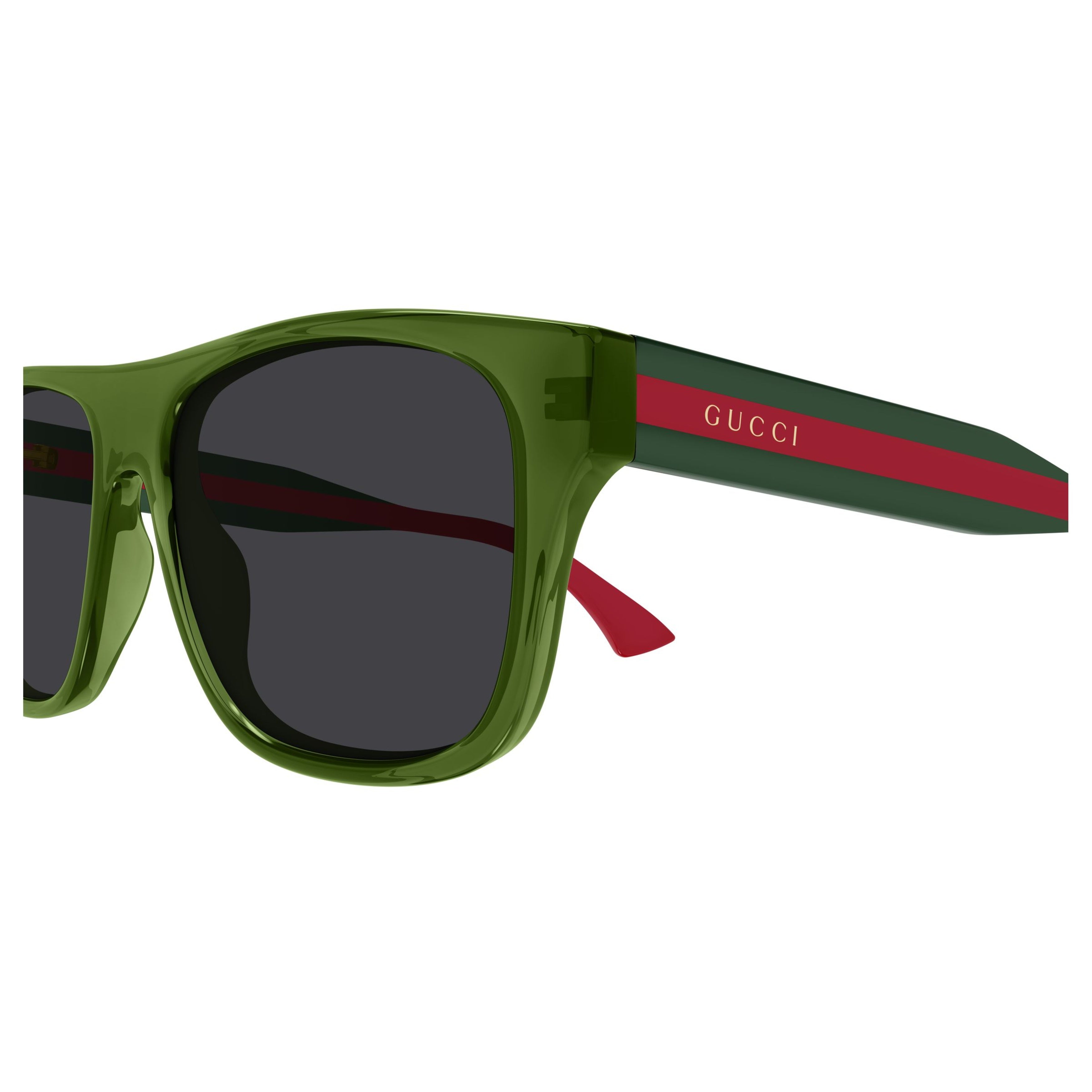Gg2119s Rectangular Olive Green Sunglasses