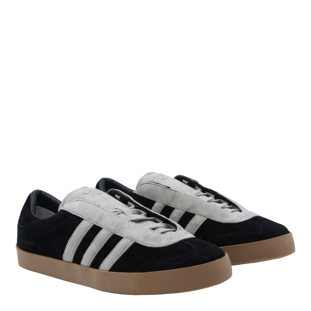 Low-Top Black Suede Sneakers