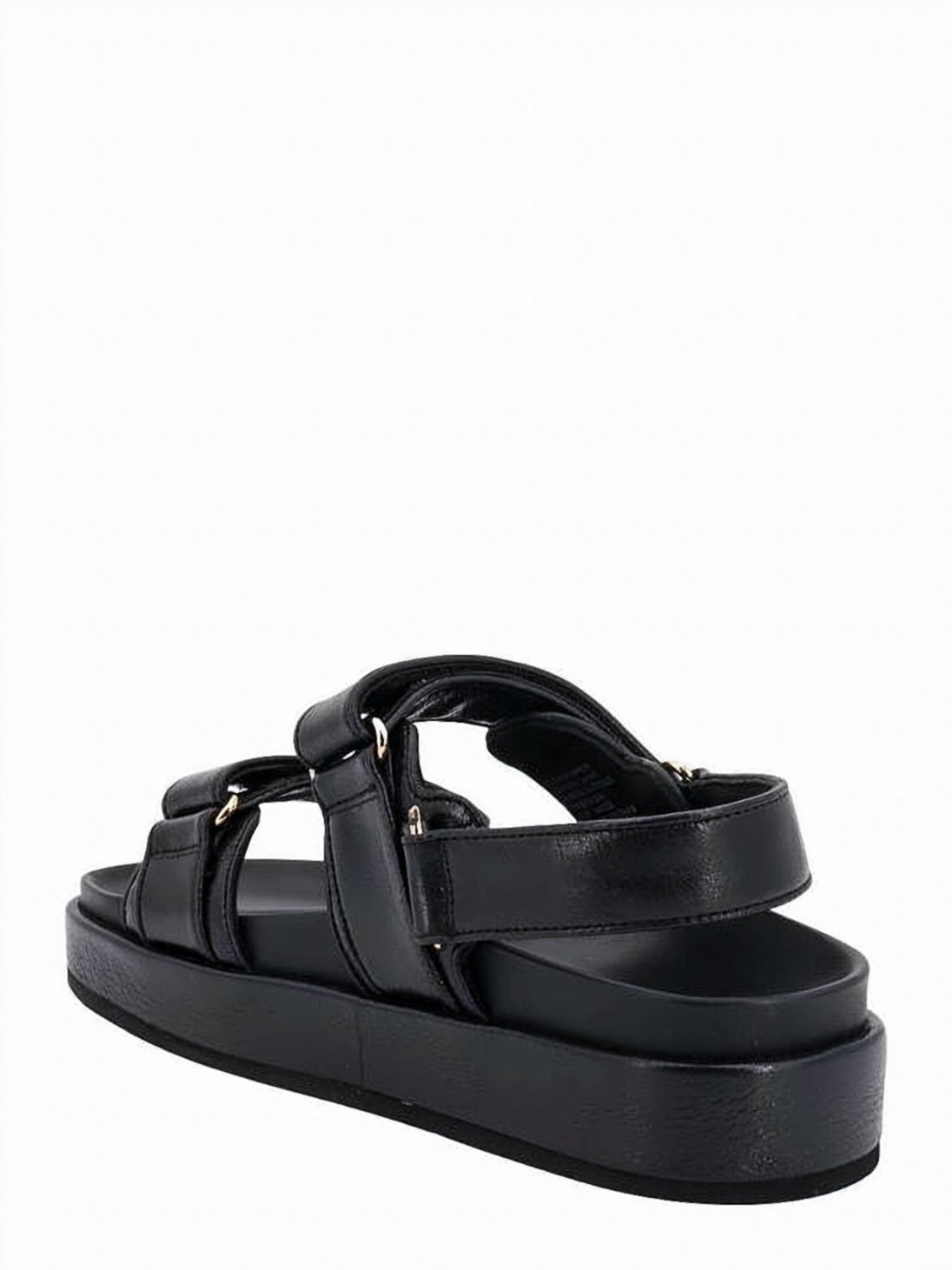 Black Sandal with Adjustable Straps