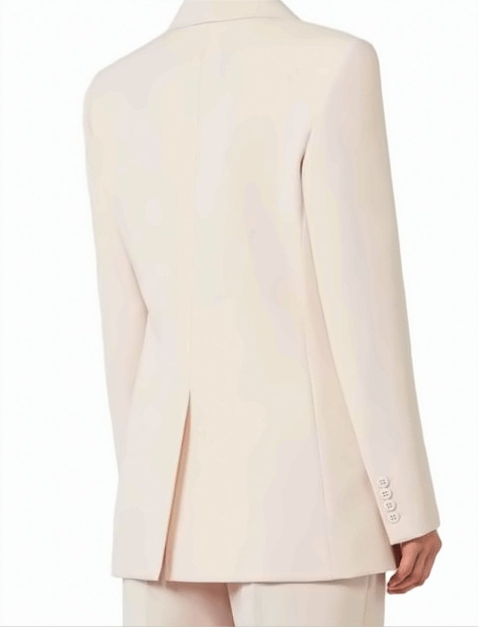 Double Breasted Peak Lapel Blazer