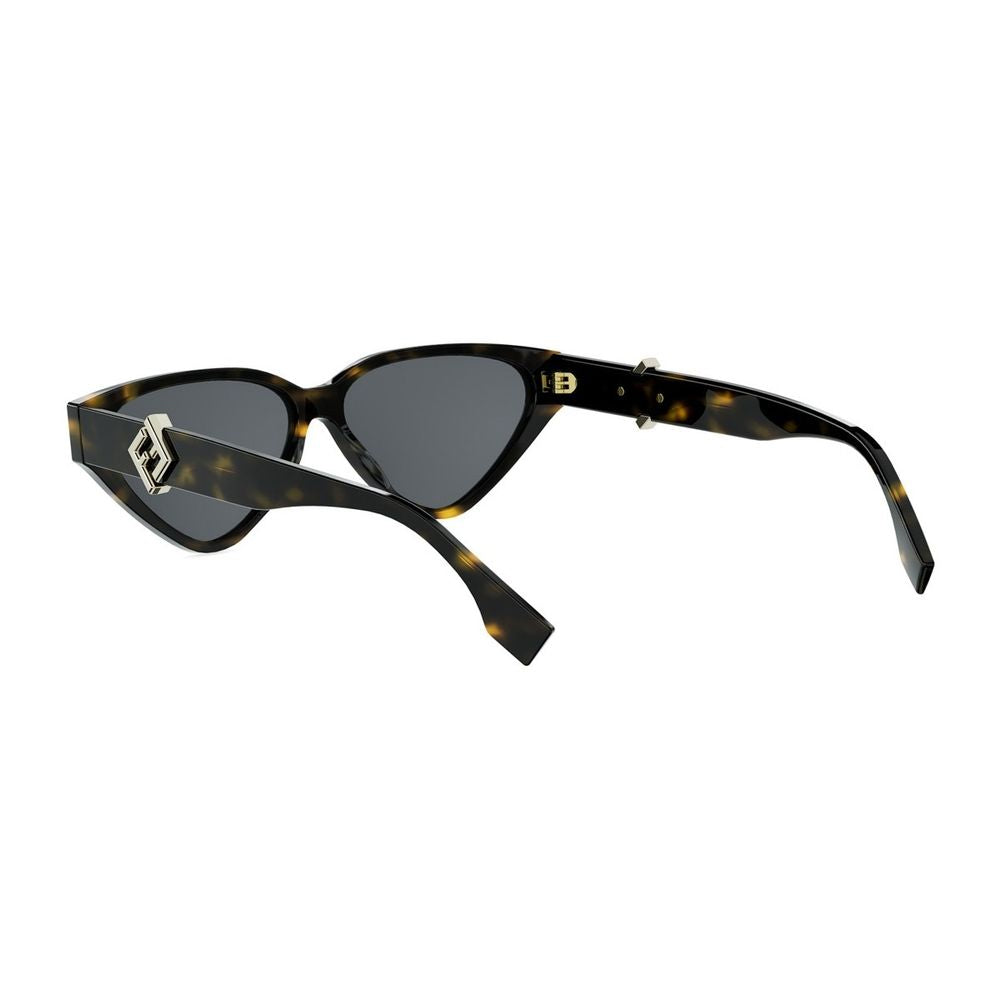 Ff Diamonds Triangular Cat-Eye Acetate Sunglasses