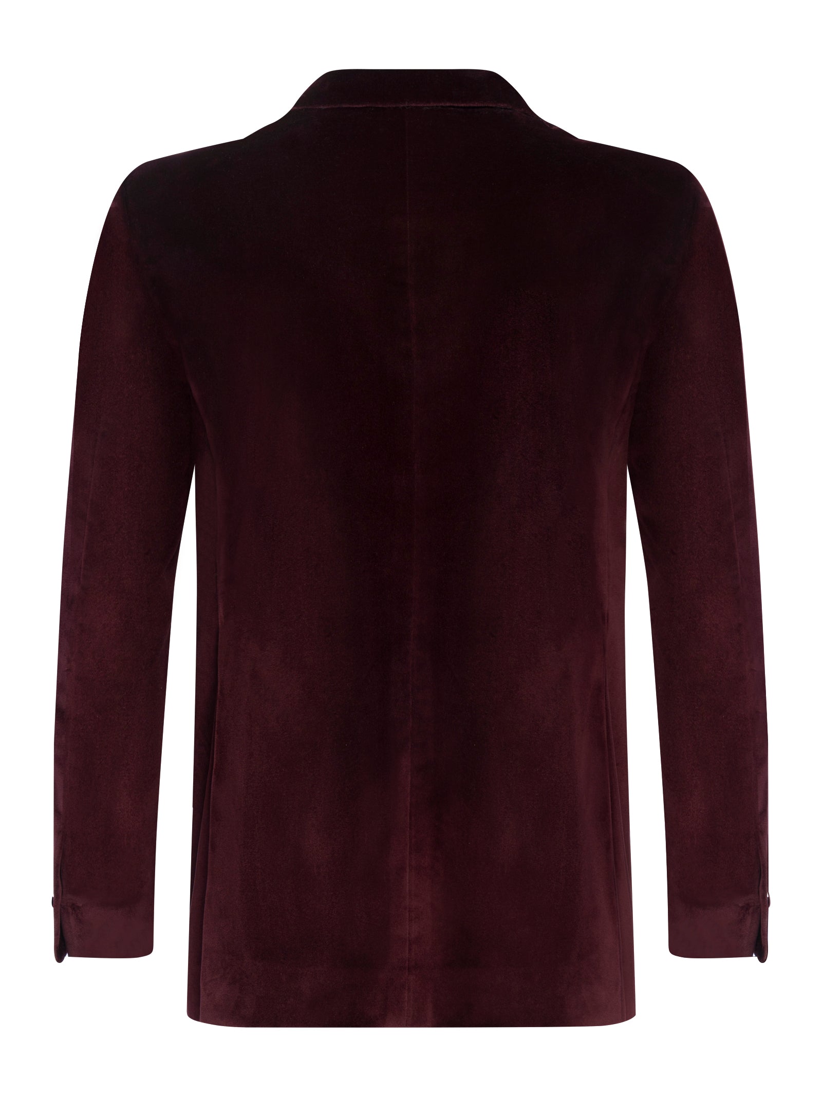 Single-Breasted Velvet Jacket