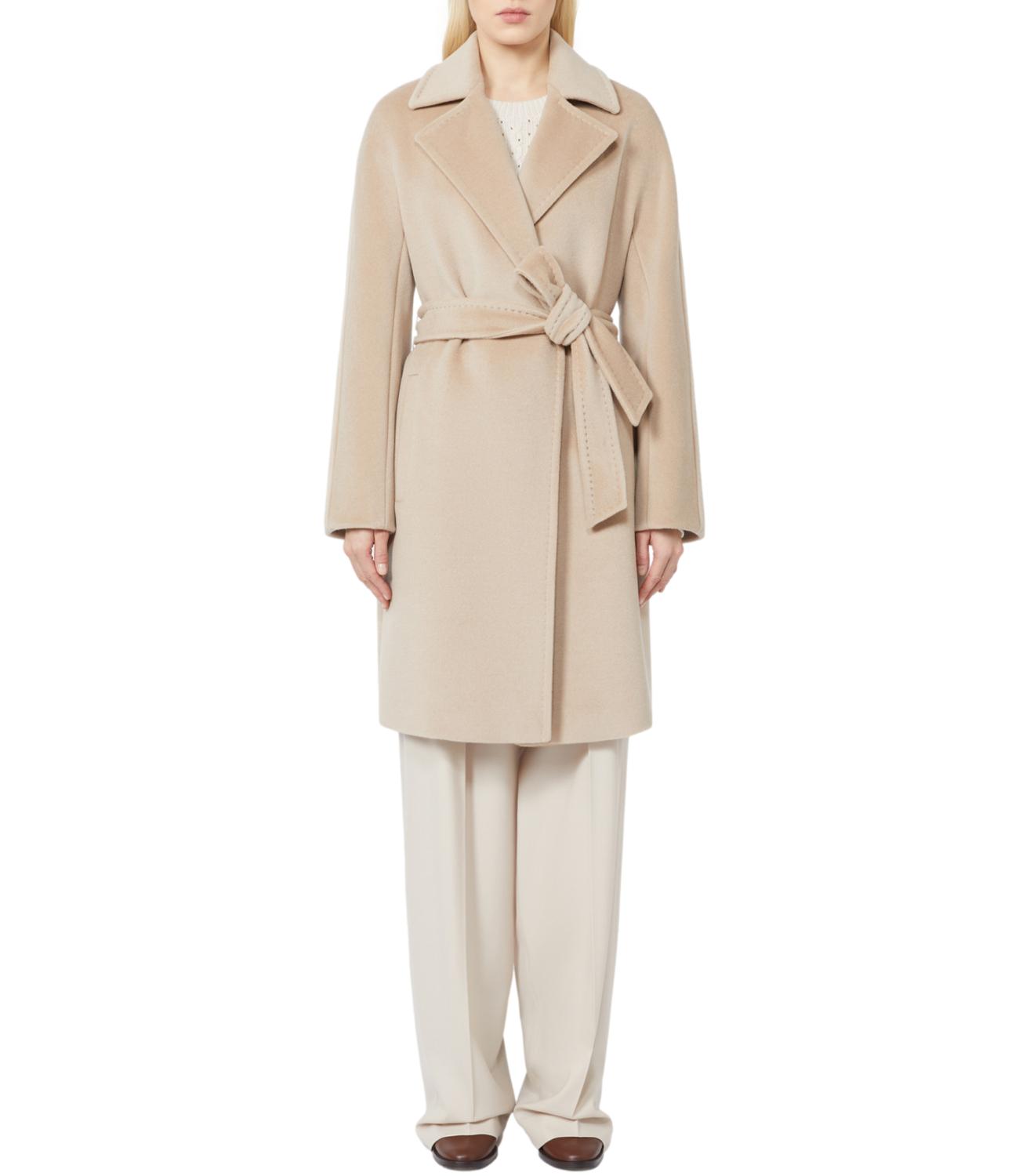 Classic Beige Virgin Wool Scire Coat