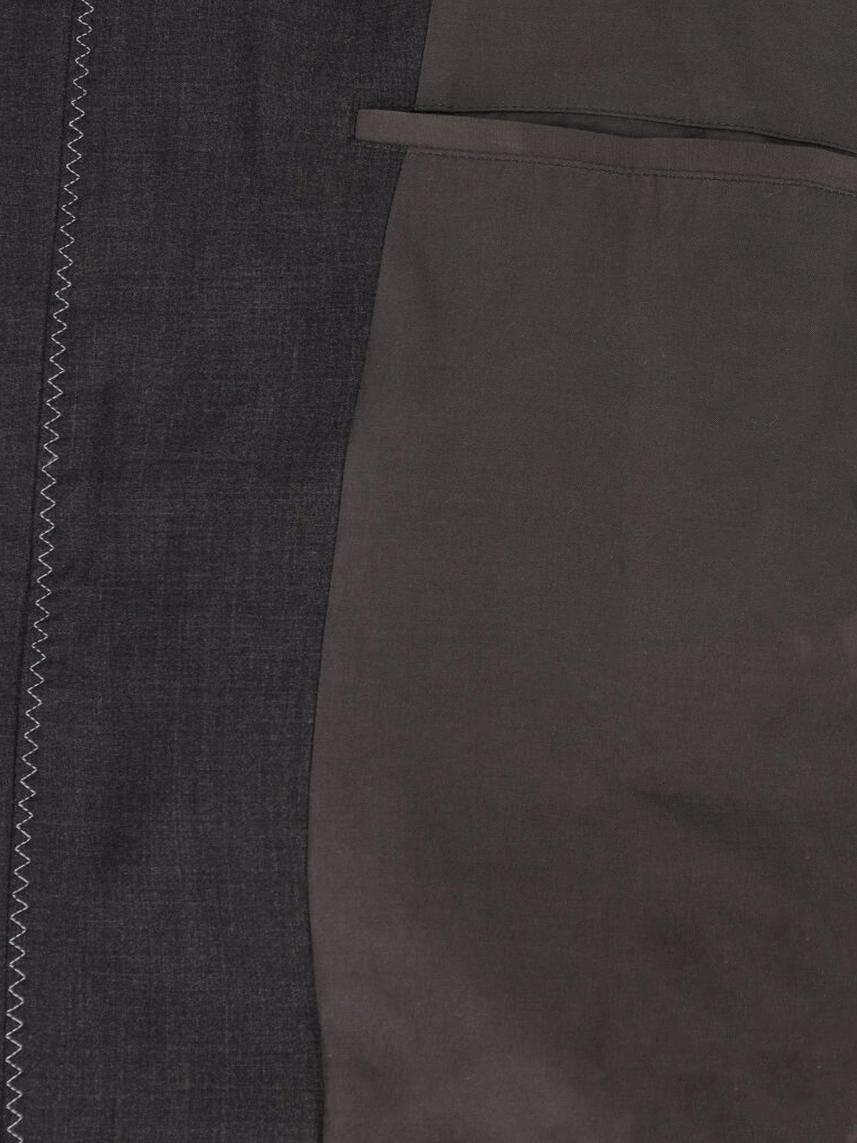Brown Fosco Textured Wool Zip Jacket