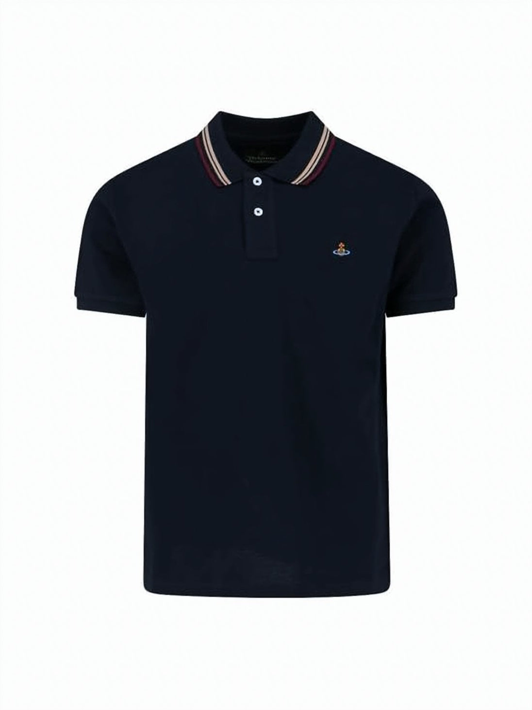 Classic Polo Shirt with Ribbed Collar