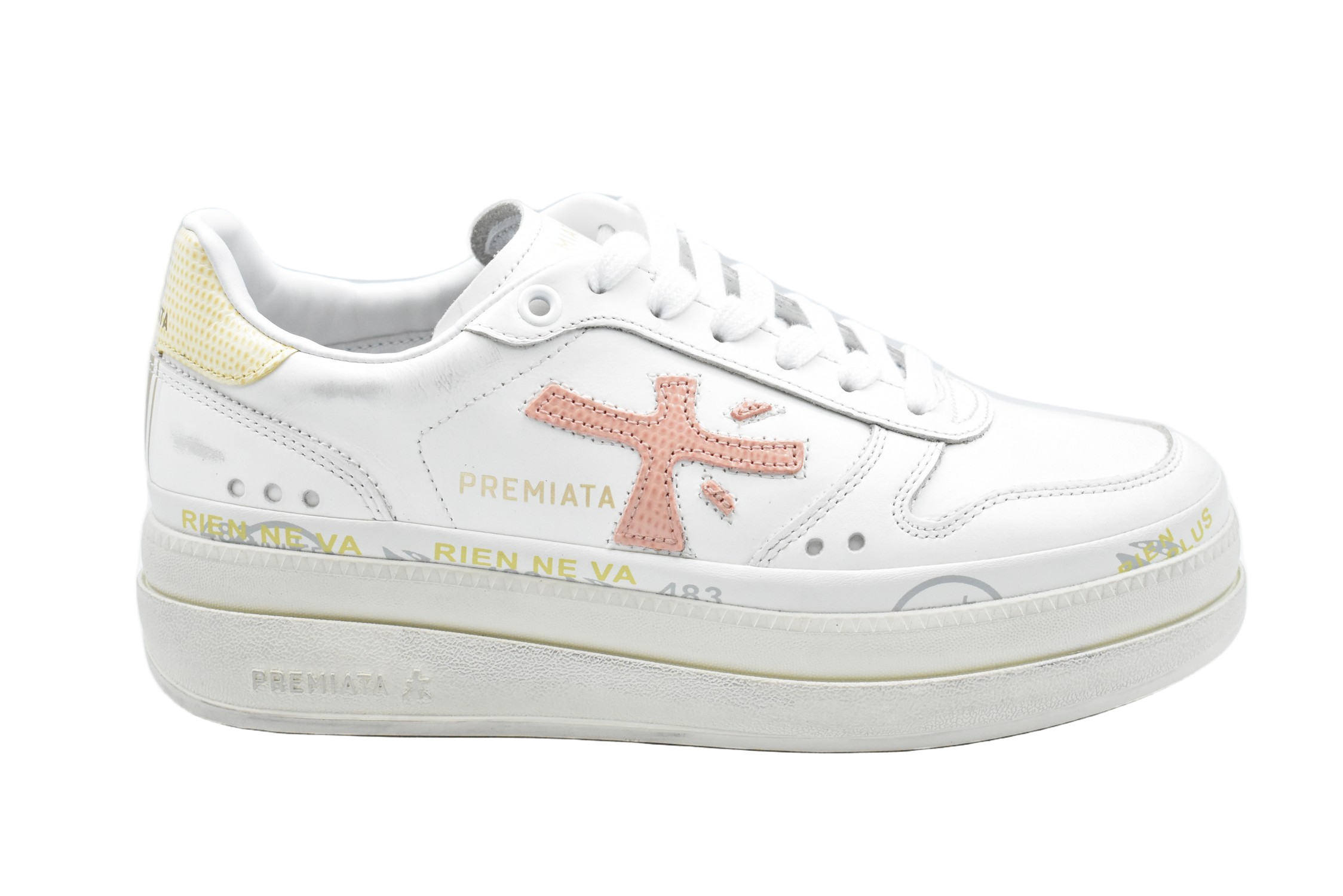 Low-Cut Sneakers With Double-Layer Platform