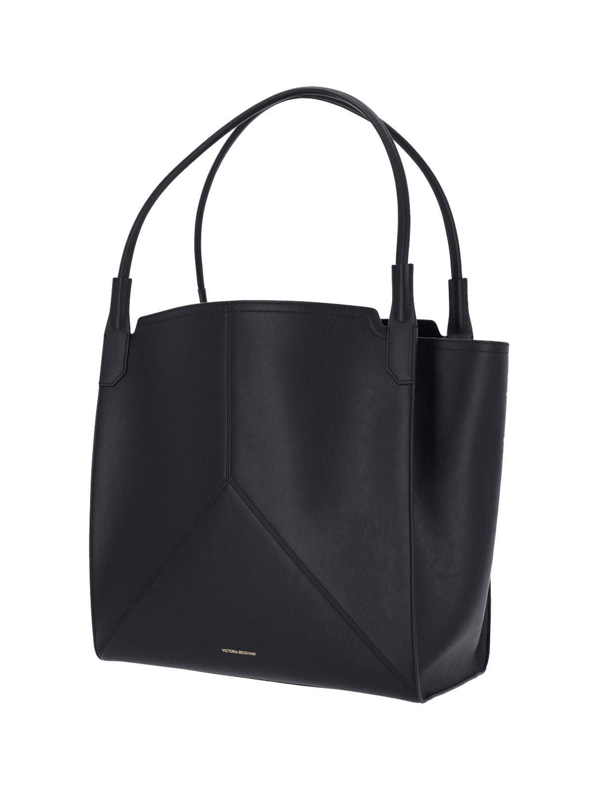 'Victoria' Tote Bag – Black & Bordeaux
