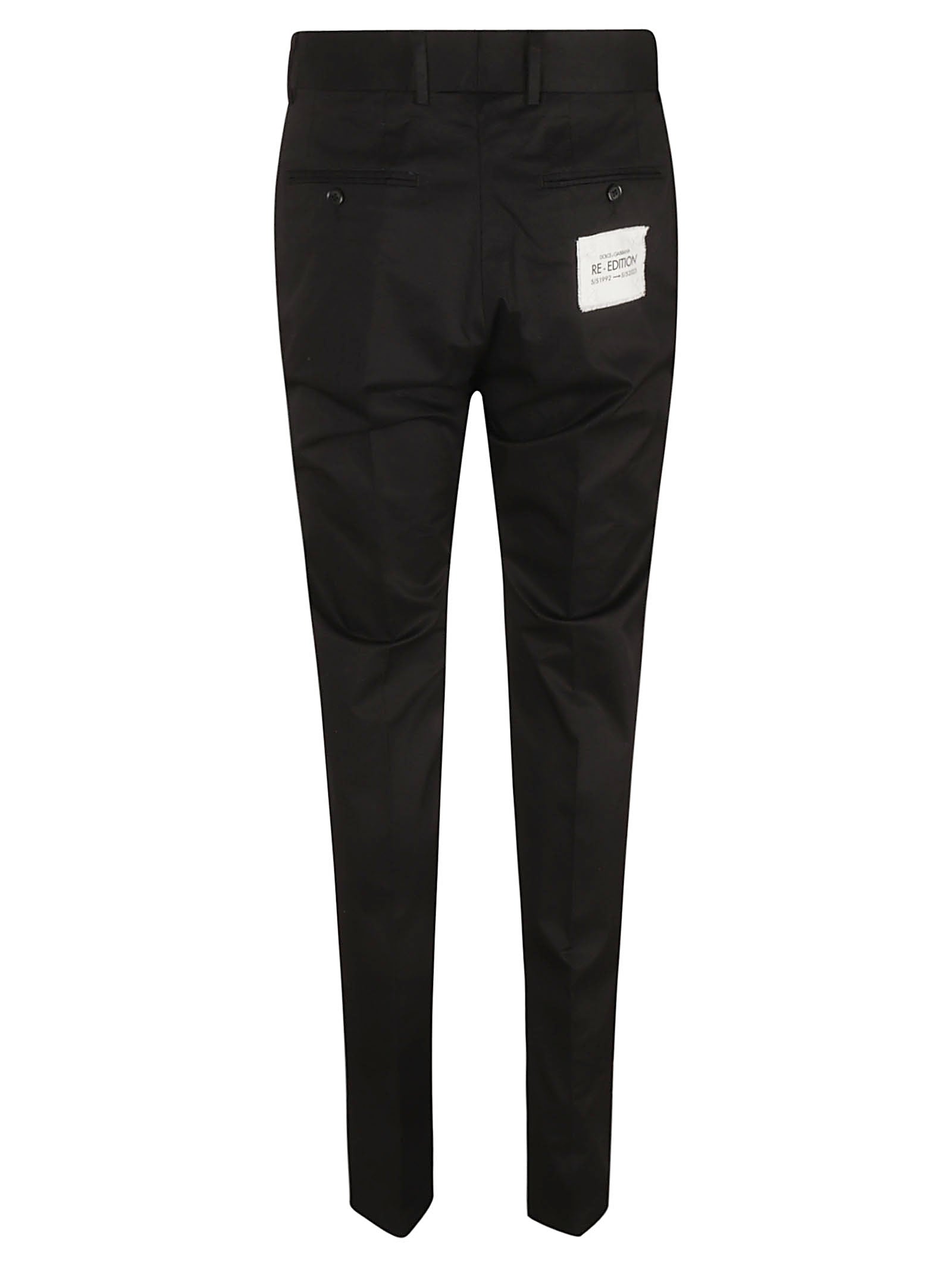 Tailored Black Trousers With Smooth Texture