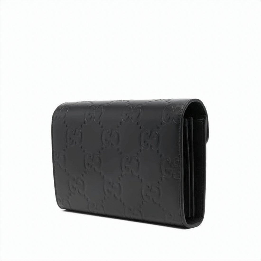 Embossed Leather Crossbody Bag with Gold-tone Hardware
