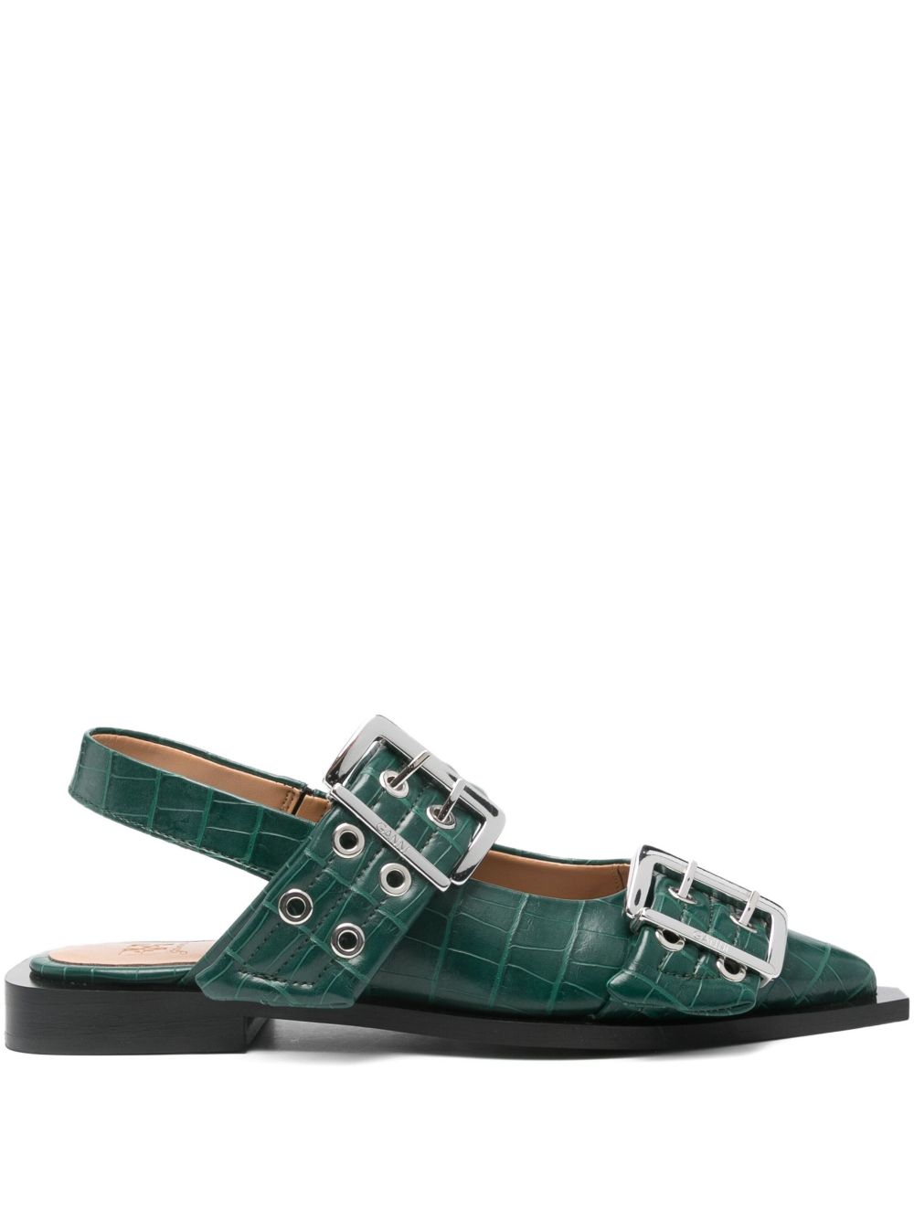 Feminine Buckle Ballerinas