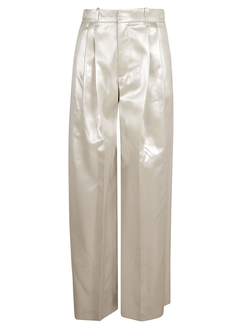 Wide-Leg Trousers With High Waist