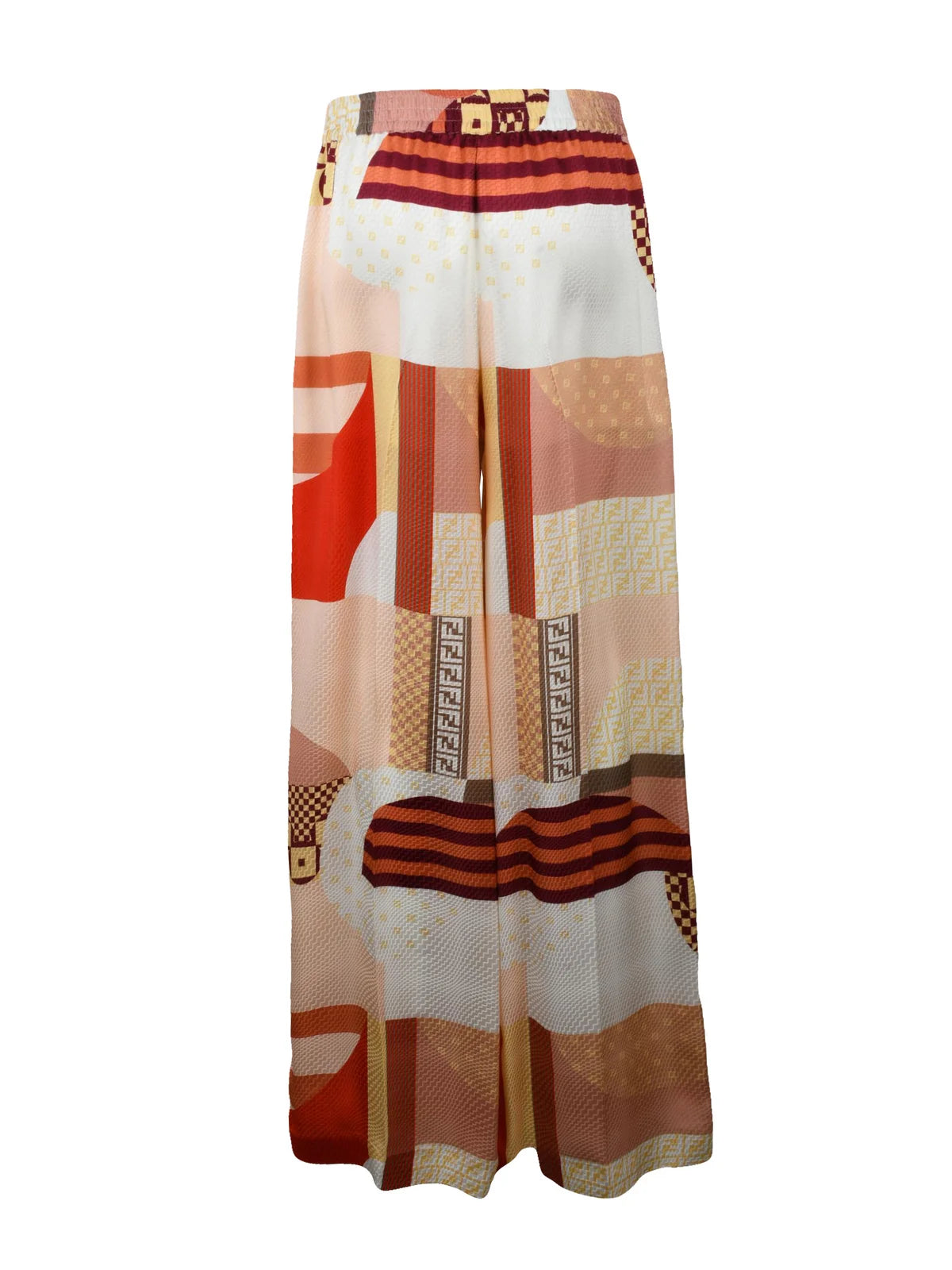Satin Trousers - Multicolor