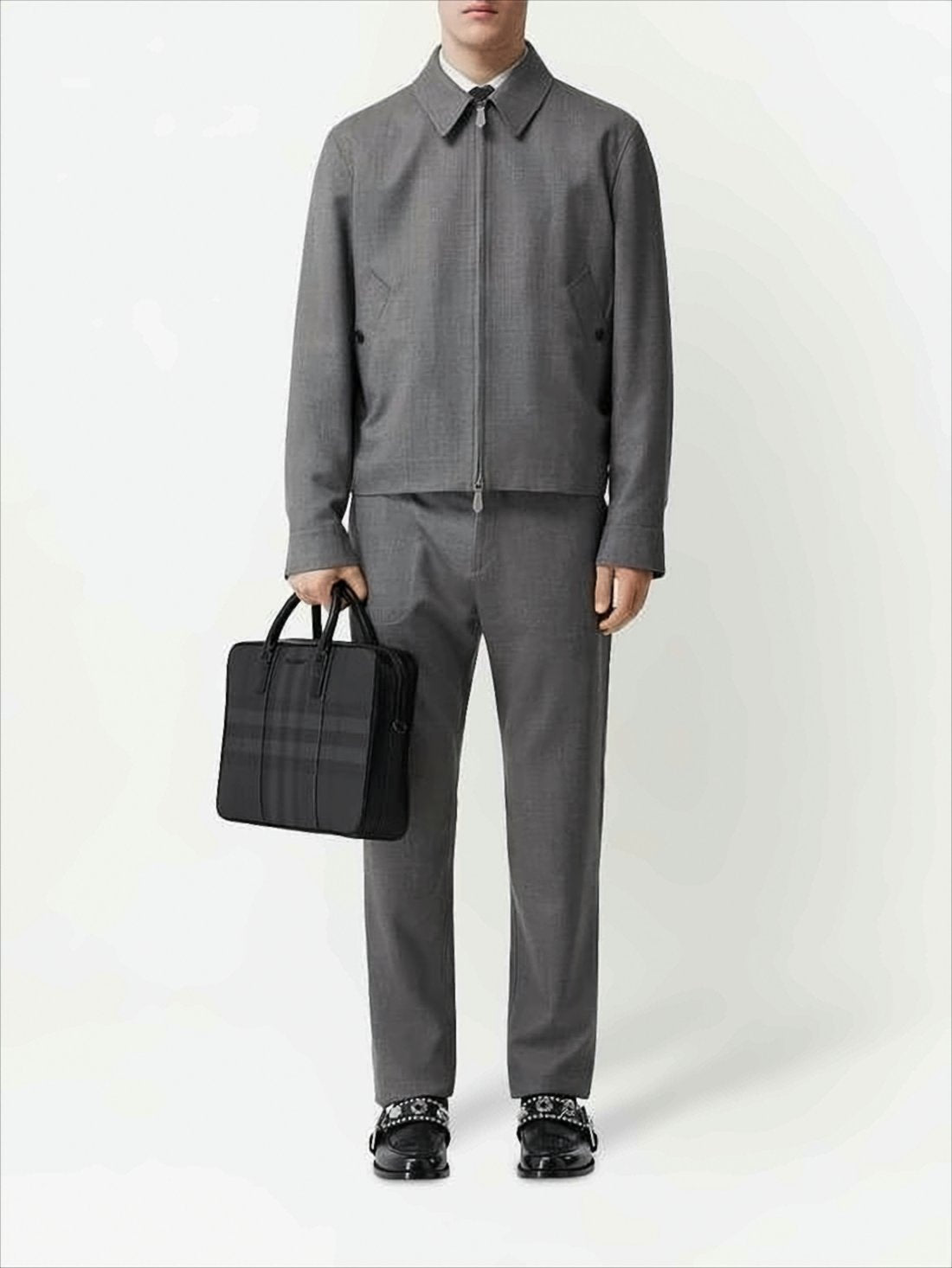 Rectangular Black Briefcase