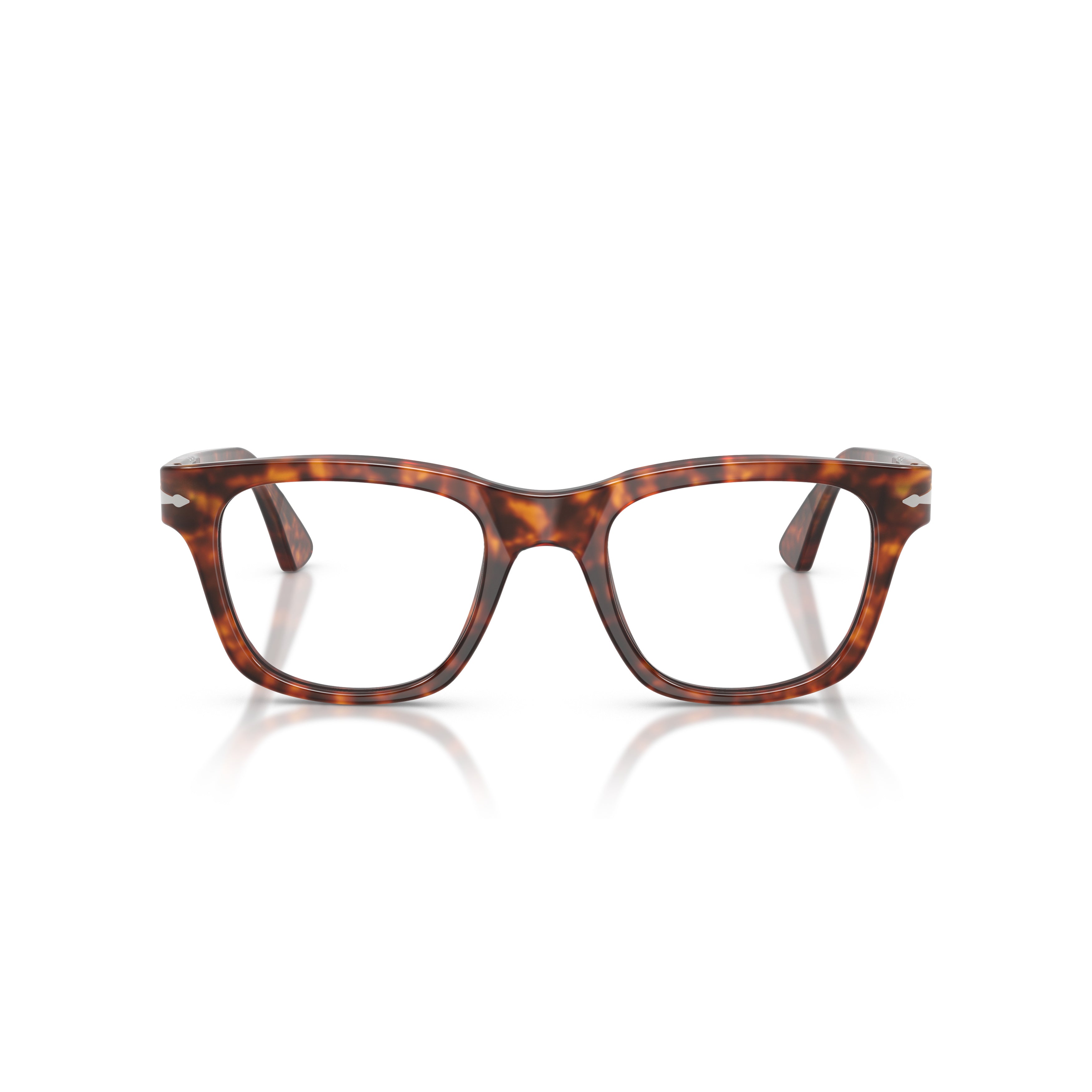 0po3389v Oversized Tortoiseshell Sunglasses with Silver Arrow Detail
