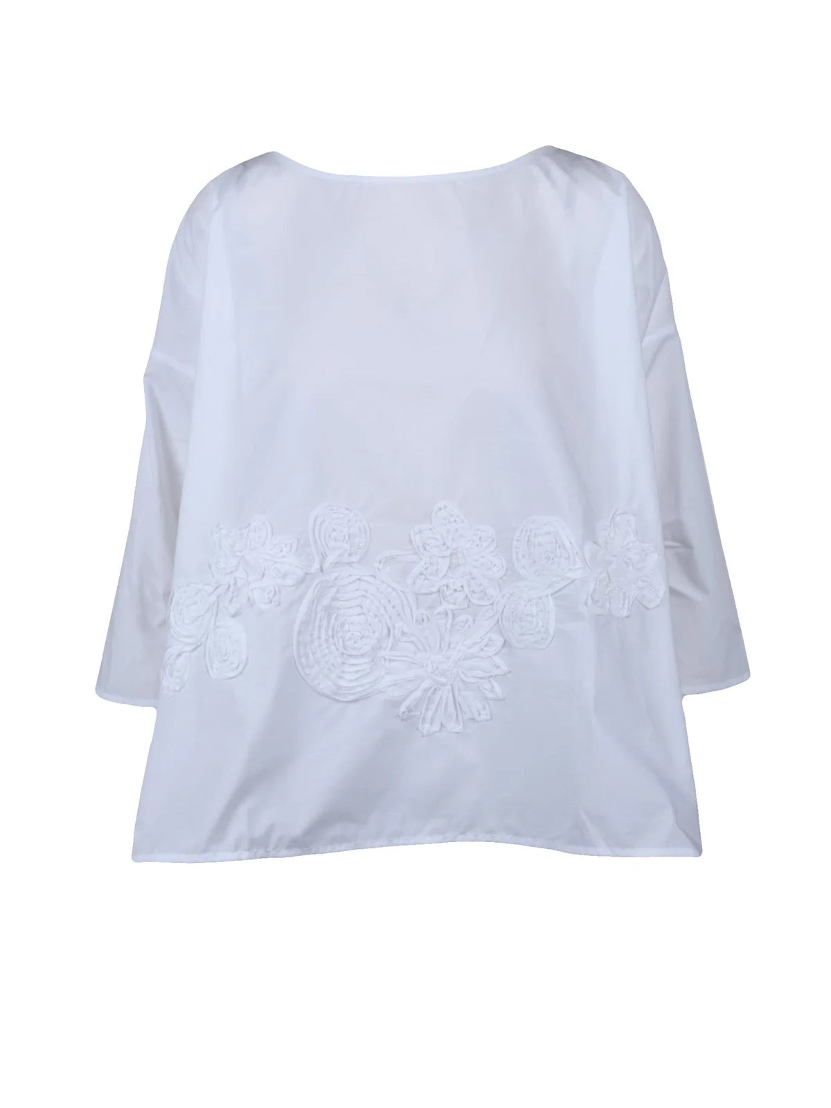 White Cotton Women Blouse