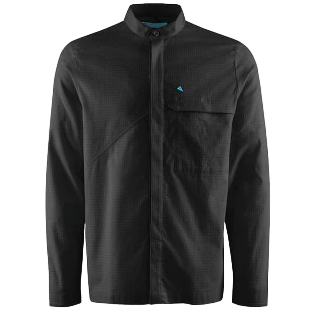 Minimalist Long-Sleeve Shirt with Mandarin Collar