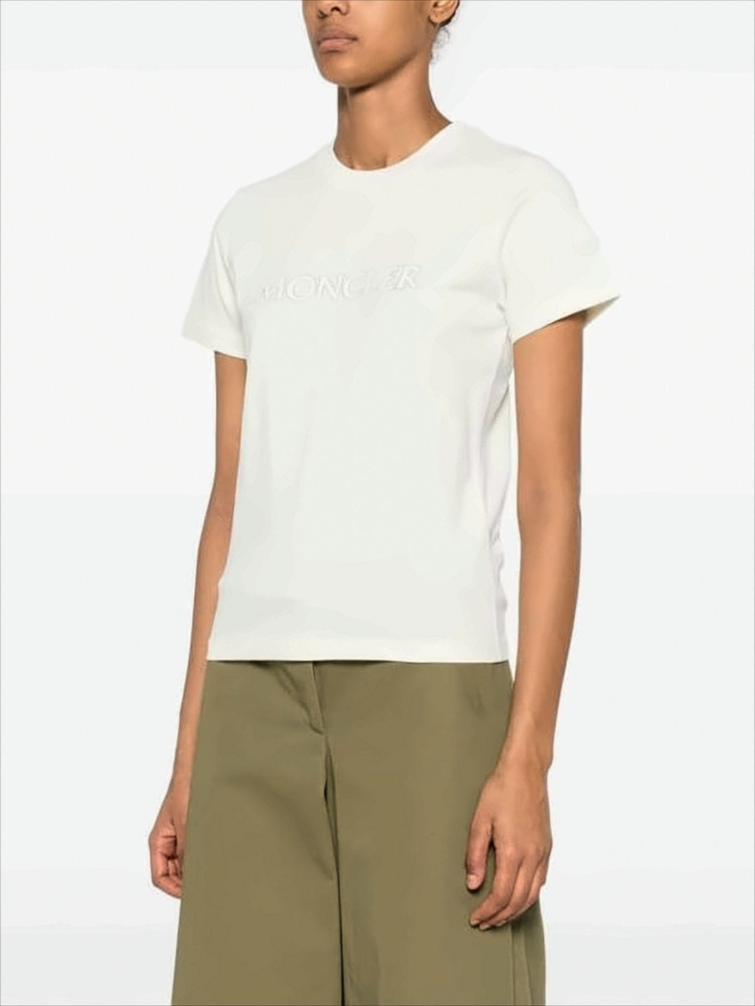 Short-Sleeved Crew Neck Moncler T-Shirt