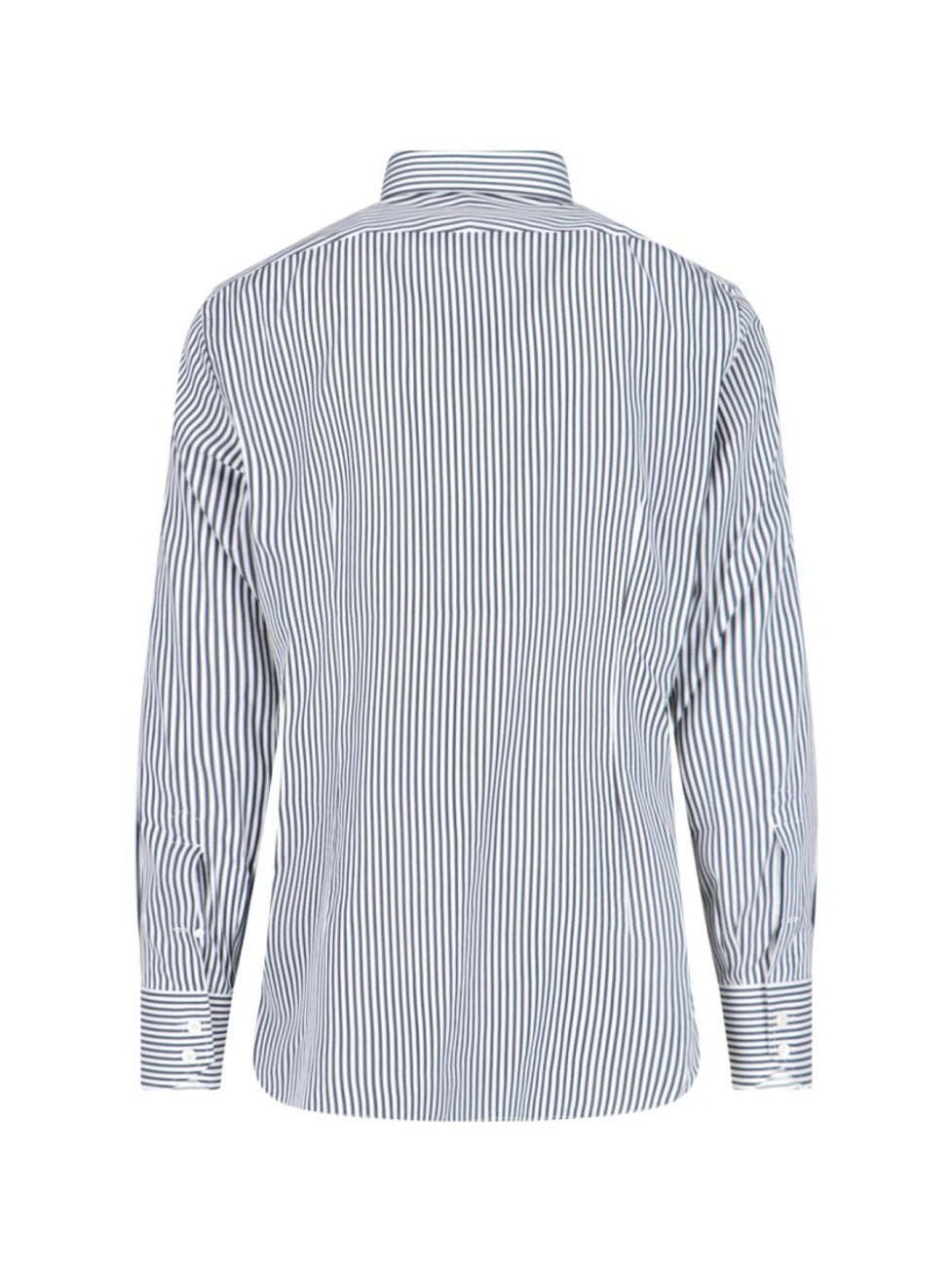 Slim Striped Shirt – White