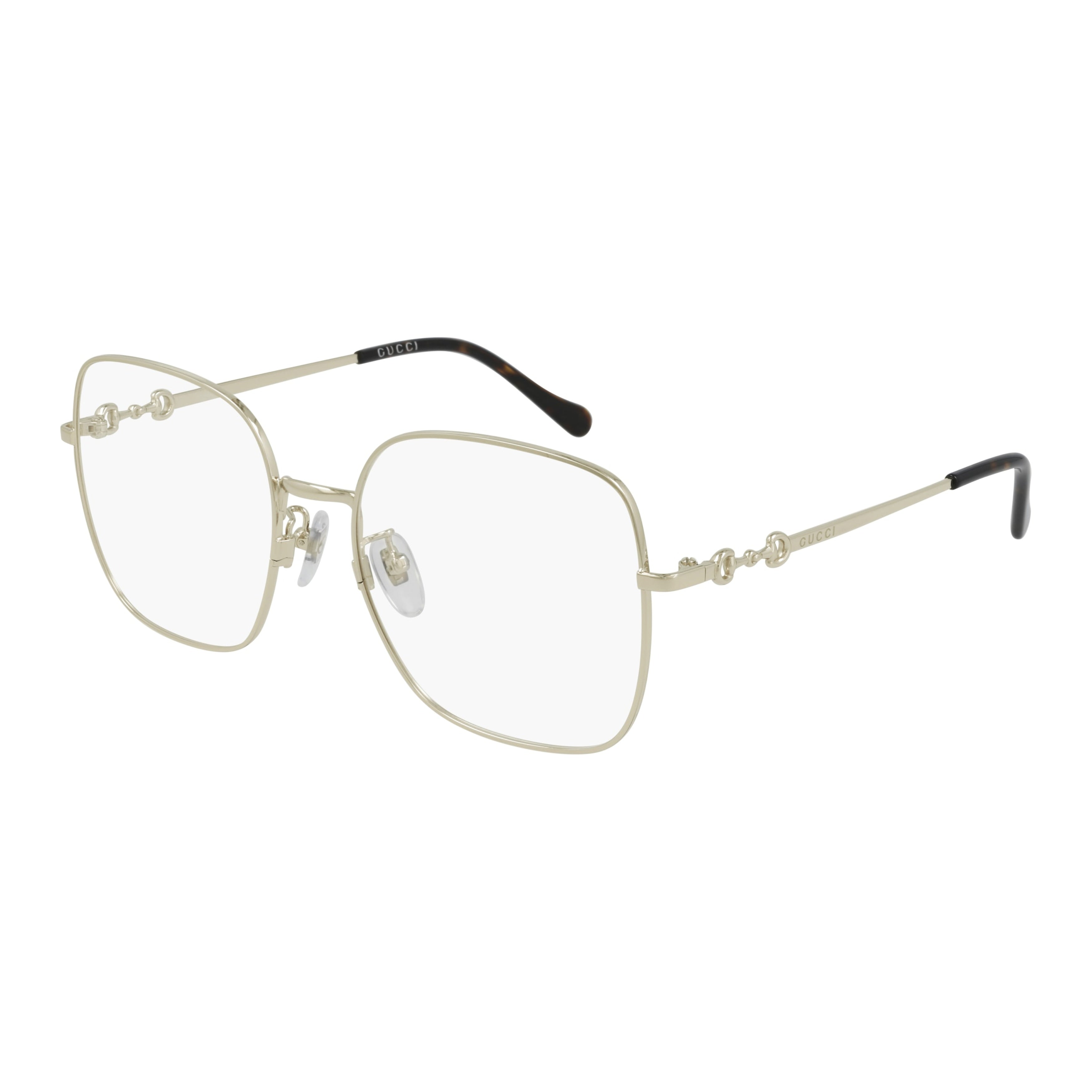 Gg0883oa Square-Shaped Gold Finish Eyeglasses
