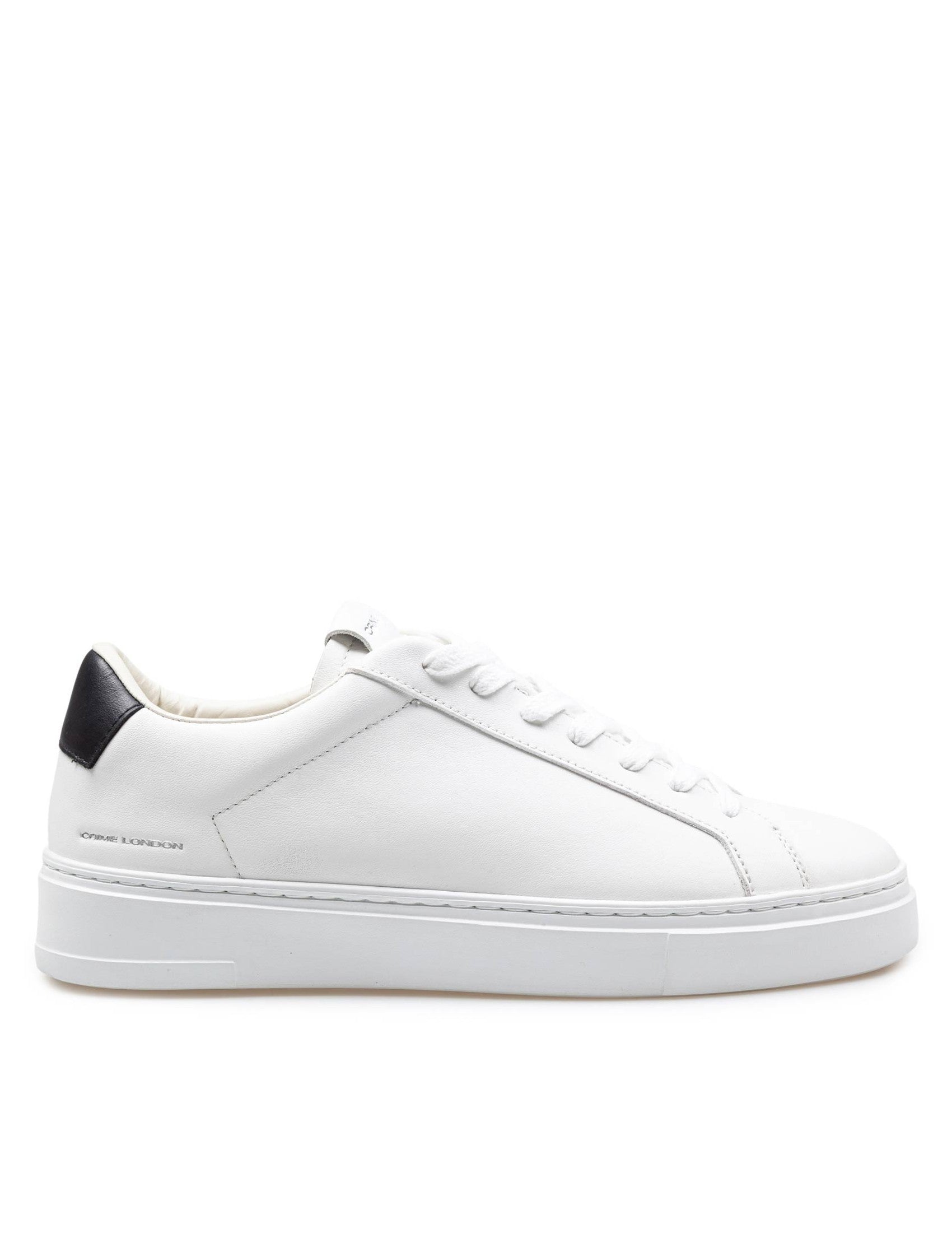 Black/White Leather Crime Extralight Sneakers