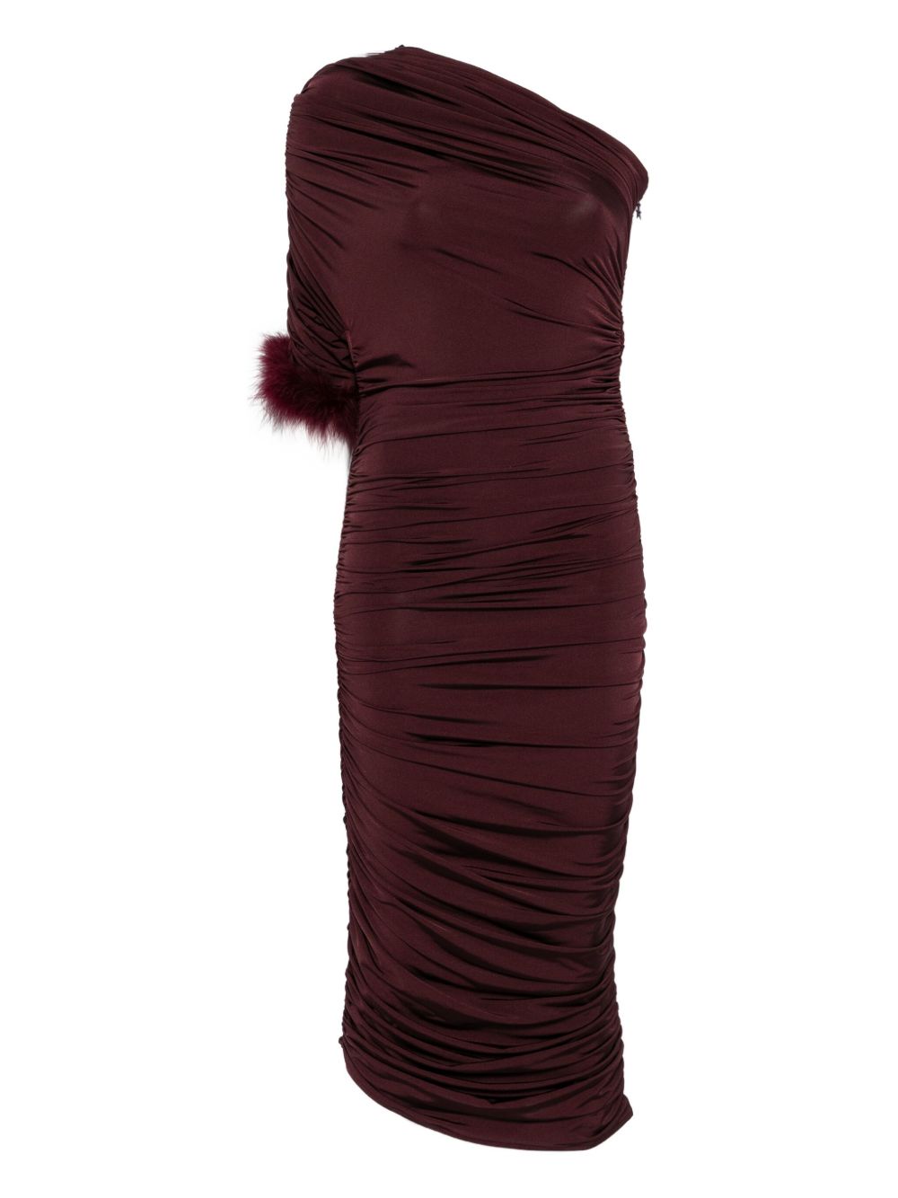 One-Shoulder Midi Dress