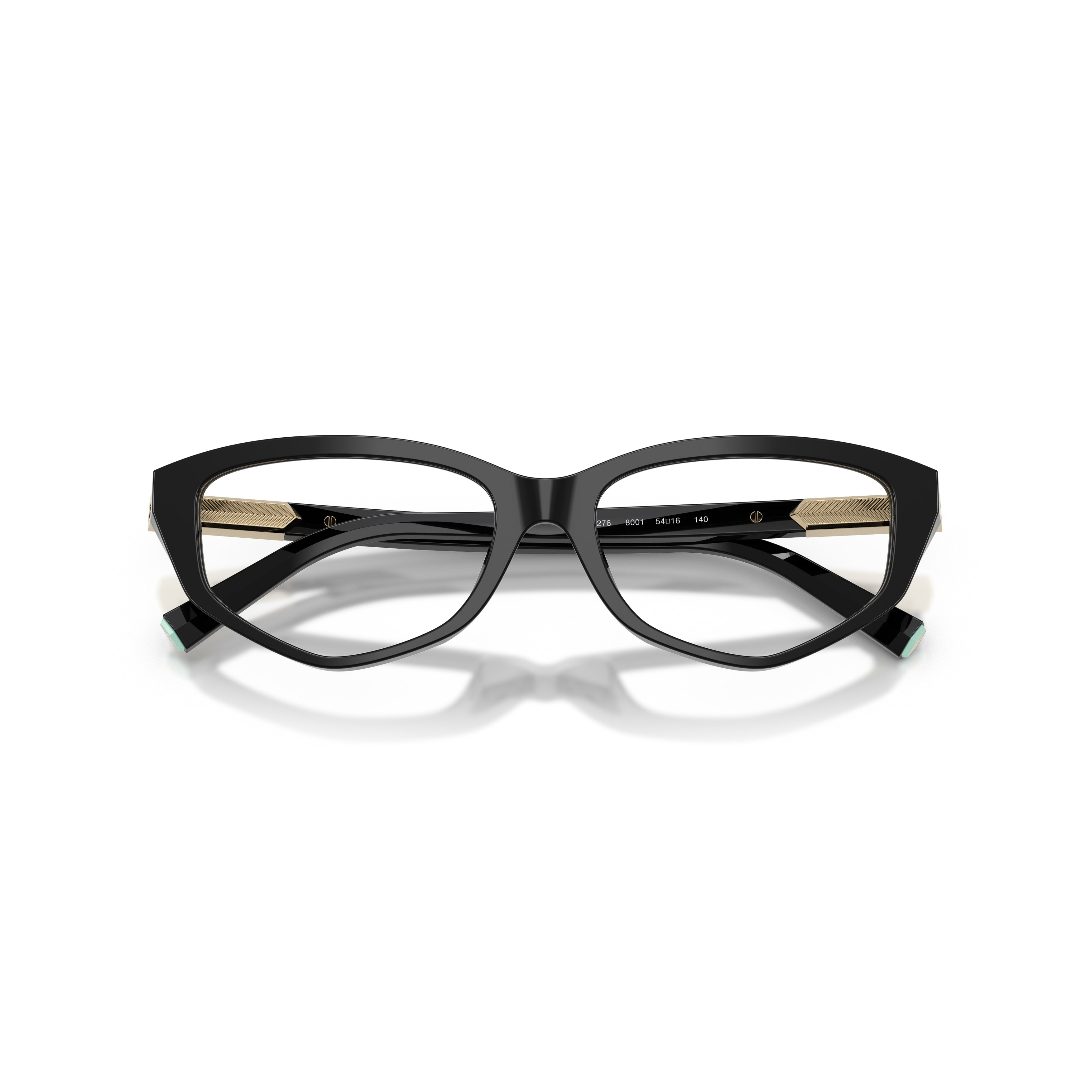 0tf2276 Cat-Eye Black Acetate Eyeglasses