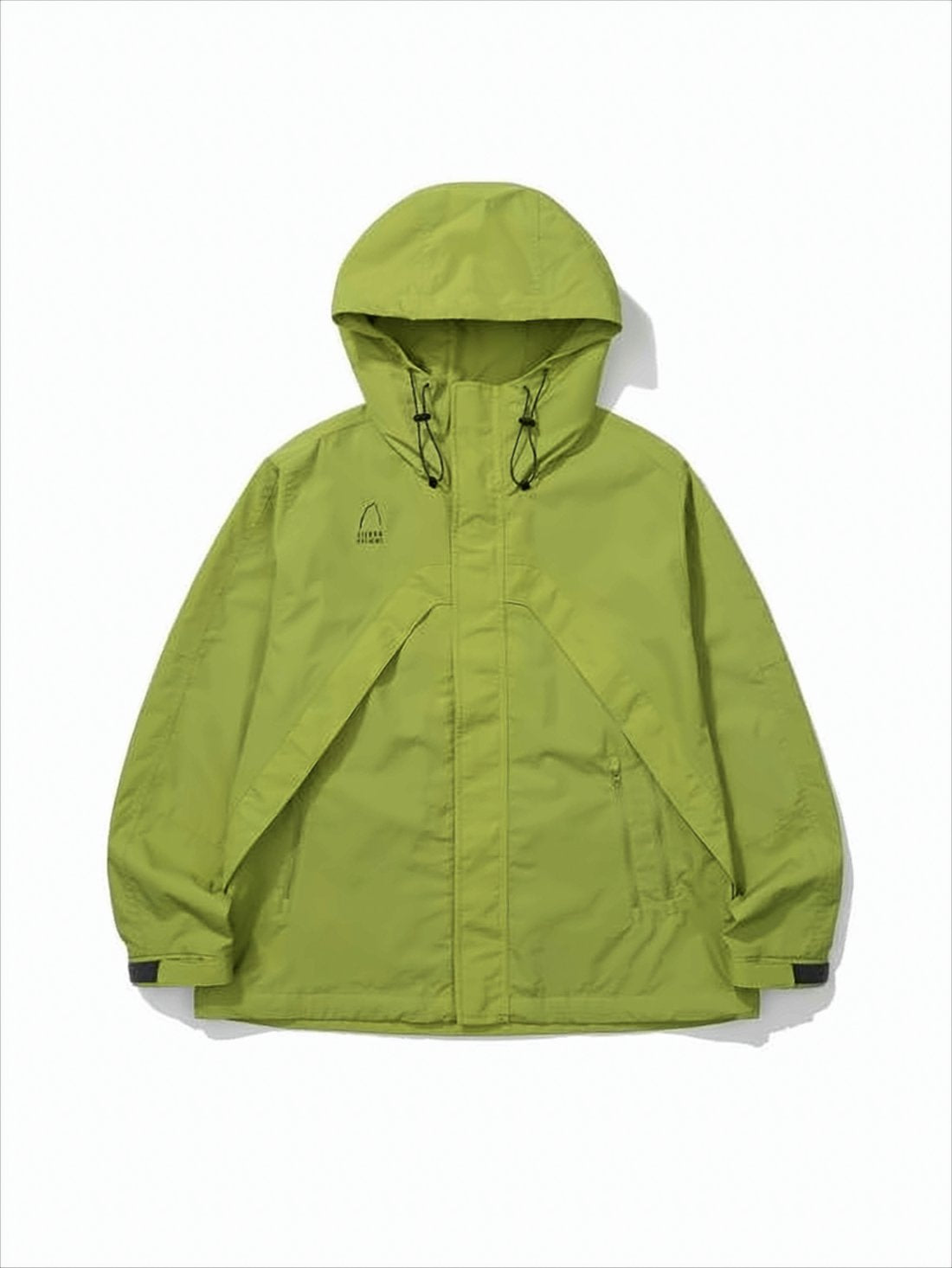 Boxy Hooded Jacket with Adjustable Drawstrings