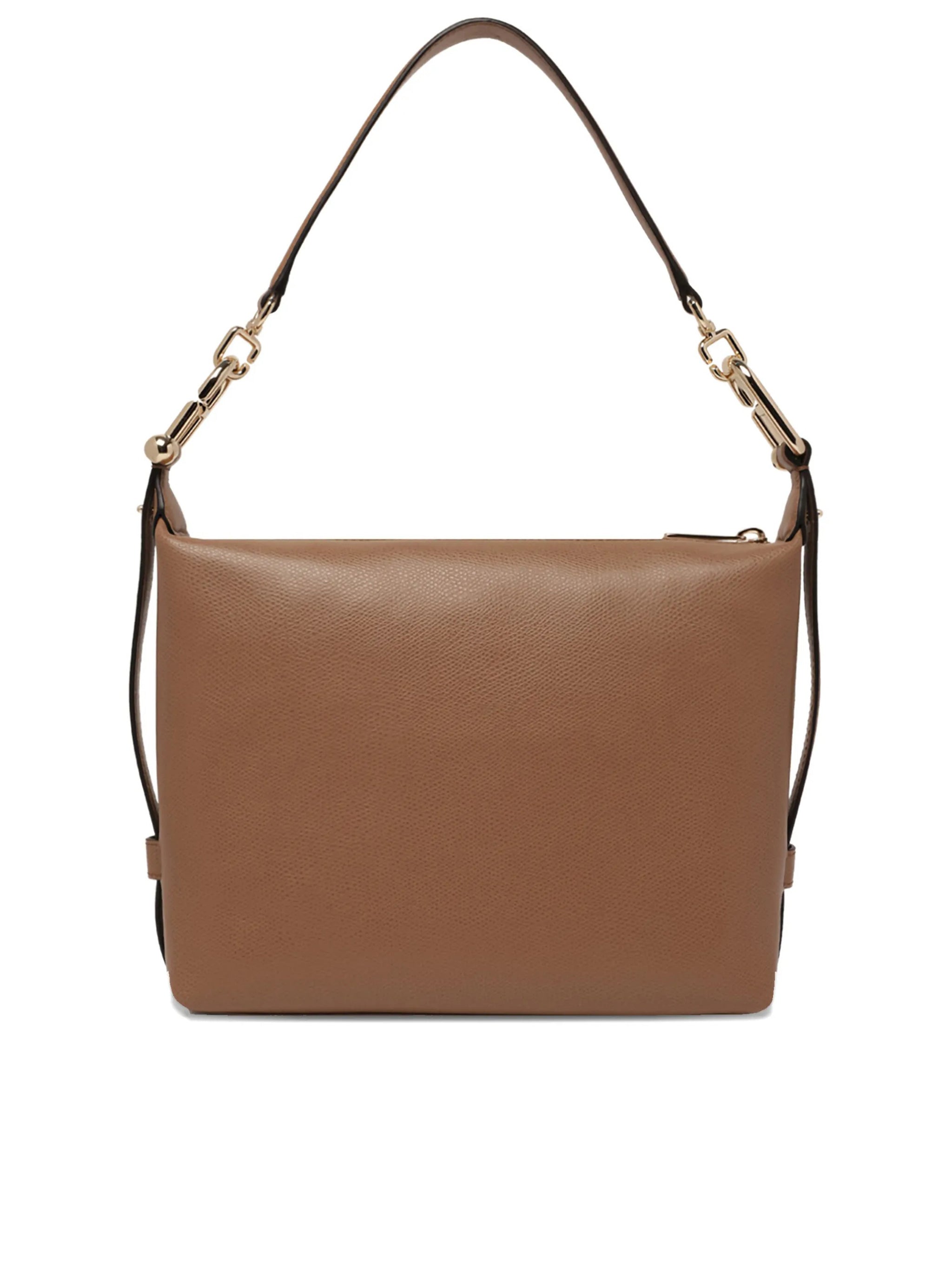 Tonie Mini Hobo Structured Smooth Leather Bag