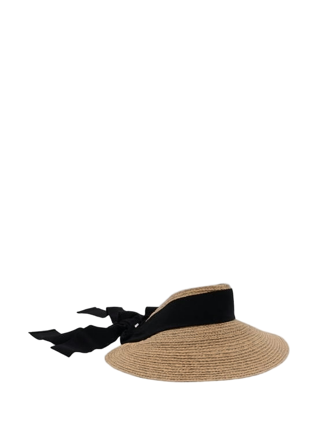 Wide-Brimmed Raffia Bucket Hat with Adjustable Ties
