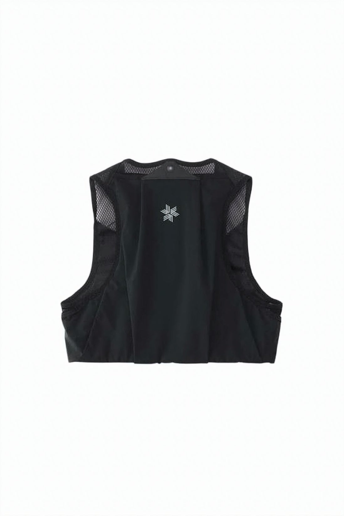 Active Black Training Vest with Breathable Mesh Back