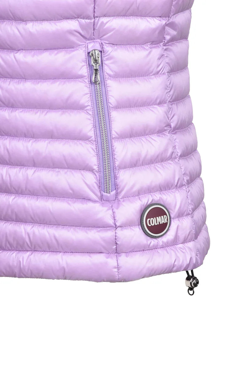 Lightweight Down-Filled Vest with Zip Closure
