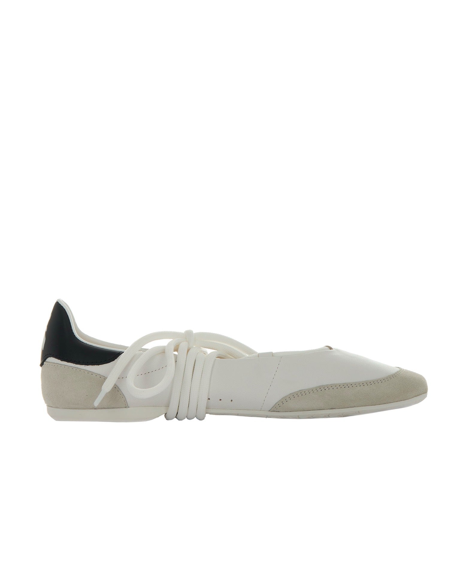 Dancing Skin White Ballet Flats