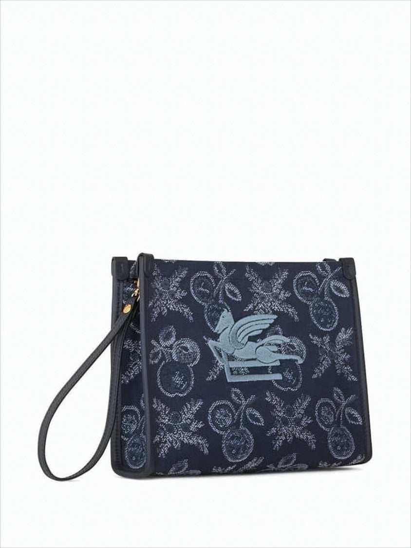 Patterned Fabric Clutch