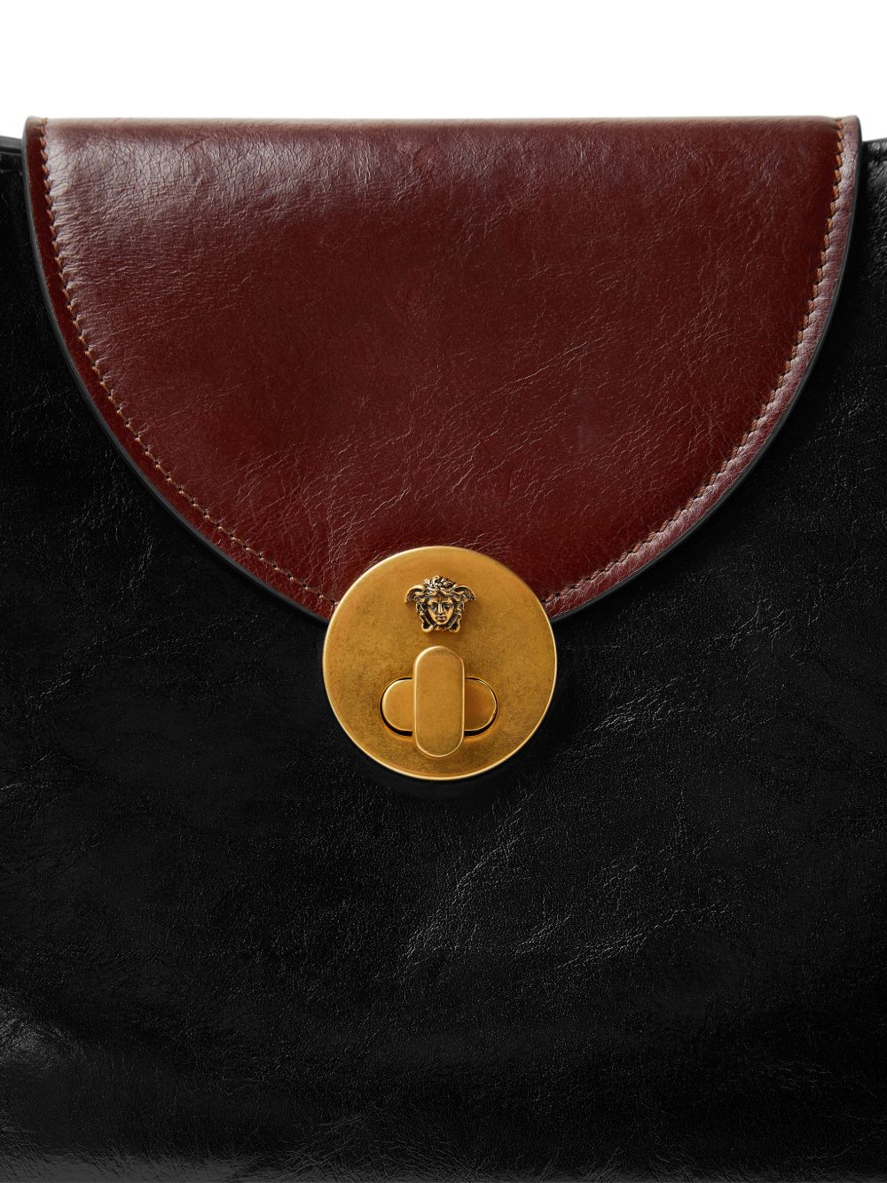 Rectangular Handbag In Smooth Black Silk And Nylon