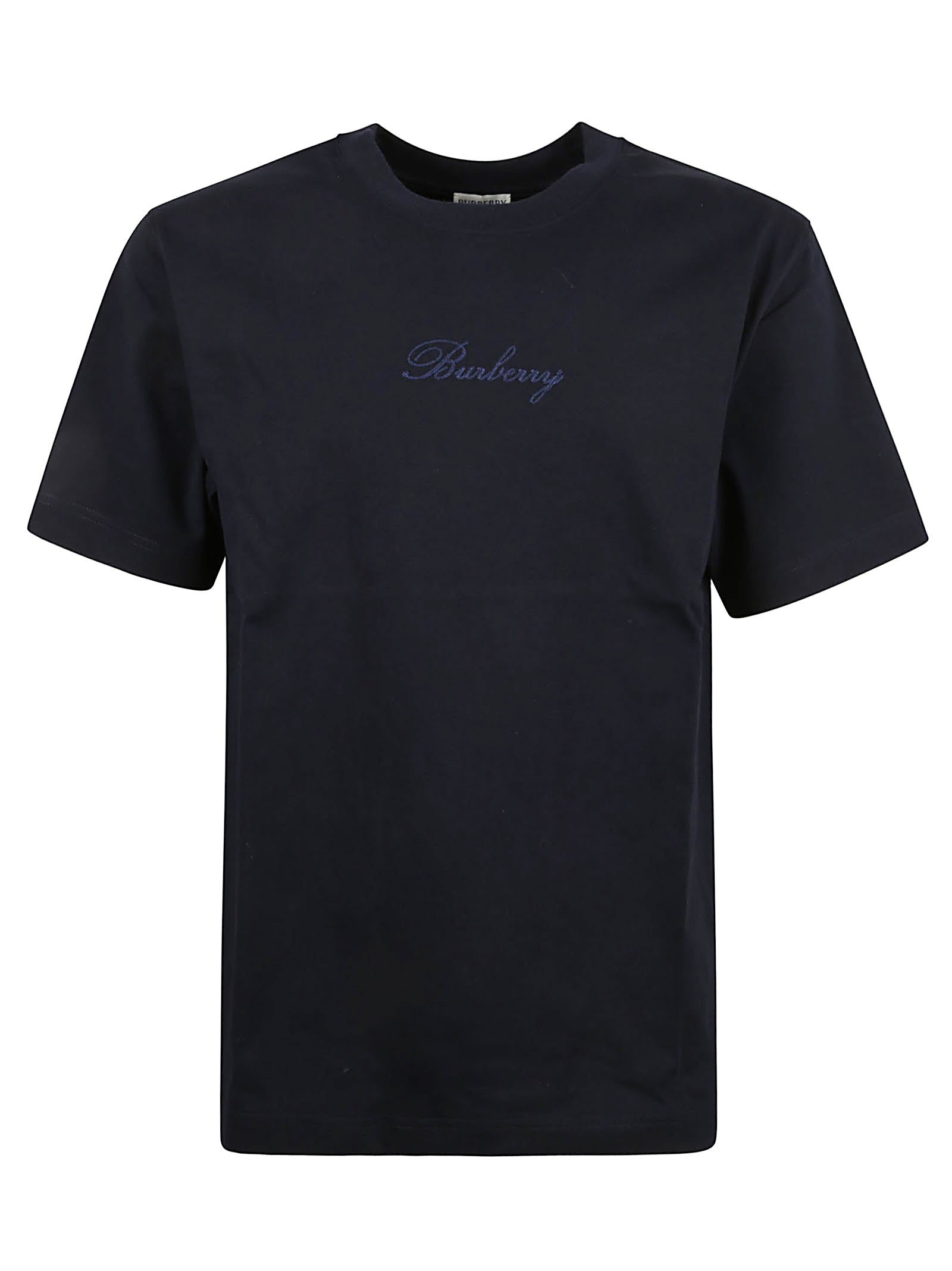 Classic Navy T-Shirt with Embroidered Logo