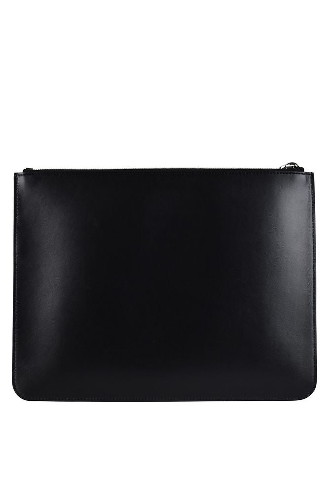 Rectangular Black Leather Givenchy Clutch
