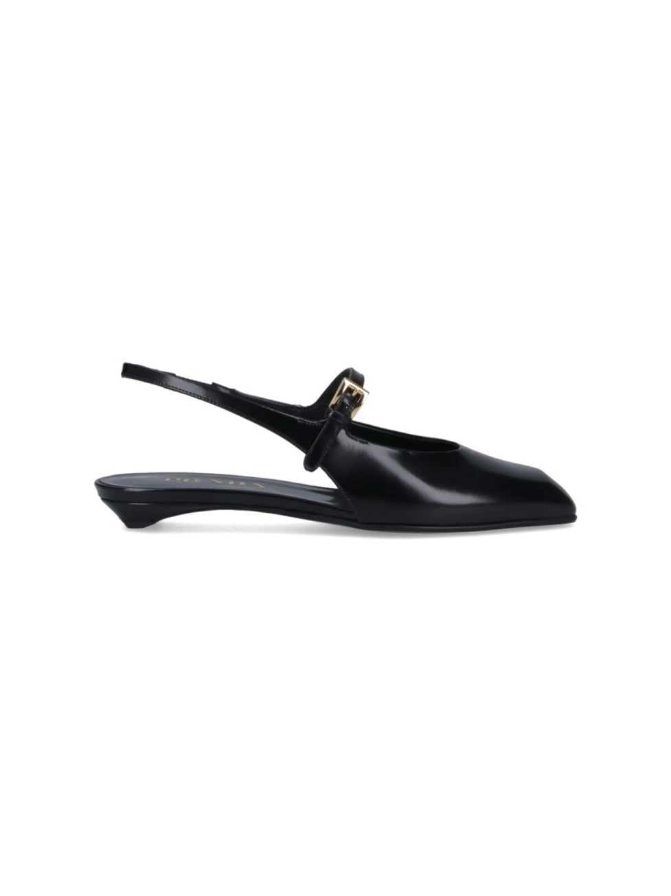 Logo Slingback Pumps – Black