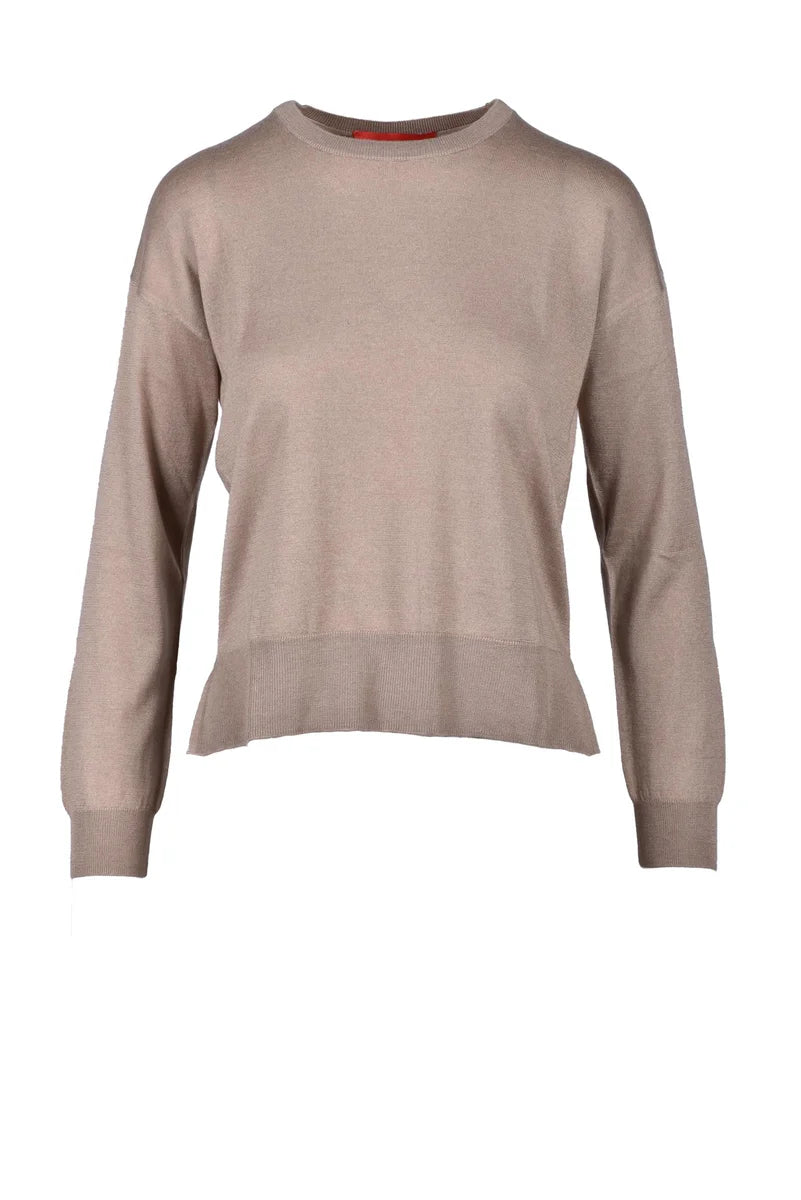 Silk and Cashmere Sweater - Taupe