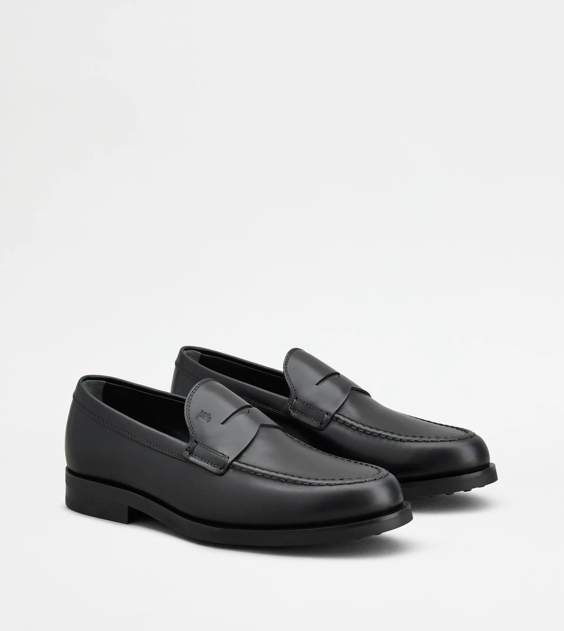 Black Mocassino Formale Gomma Zf Shoes