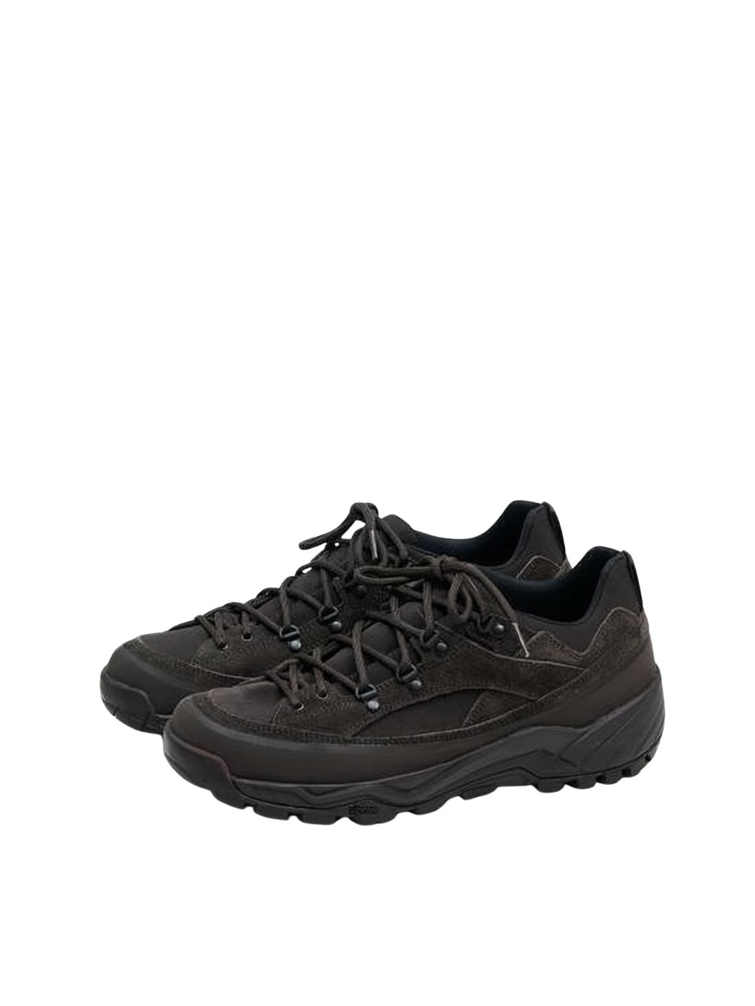 Rugged Leather and Nylon Sneakers