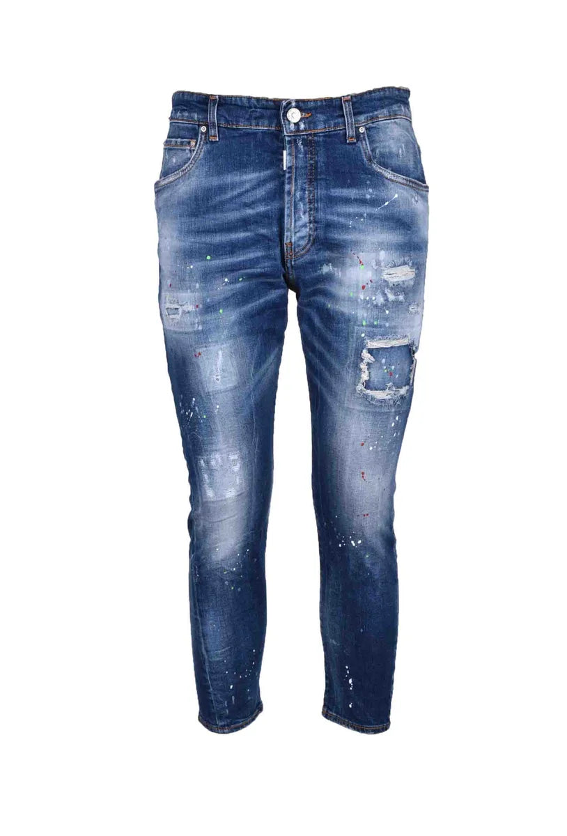 Slim Fit Blue Denim Jeans