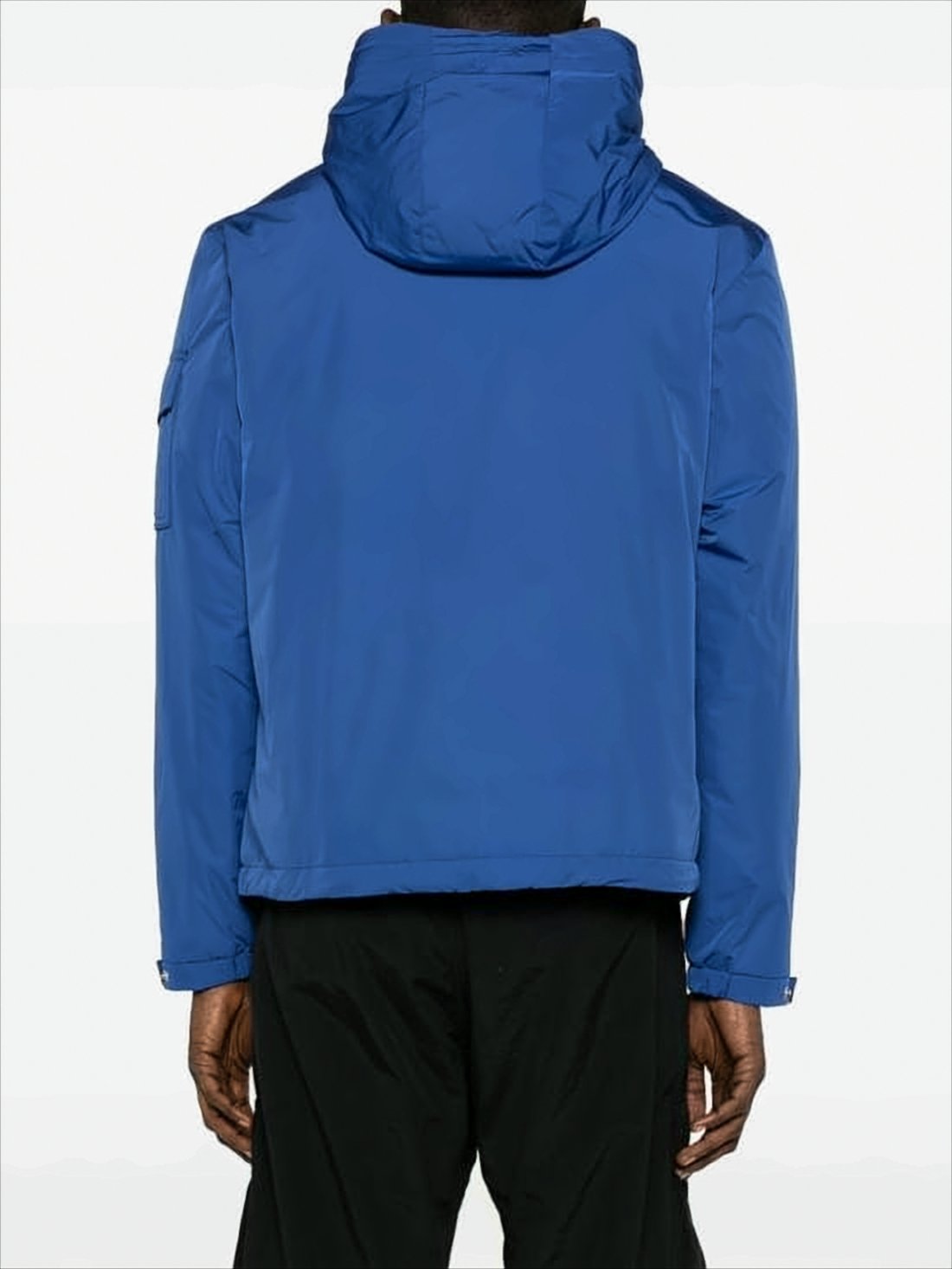 Lightweight Blue Moncler Jacket with Adjustable Hood