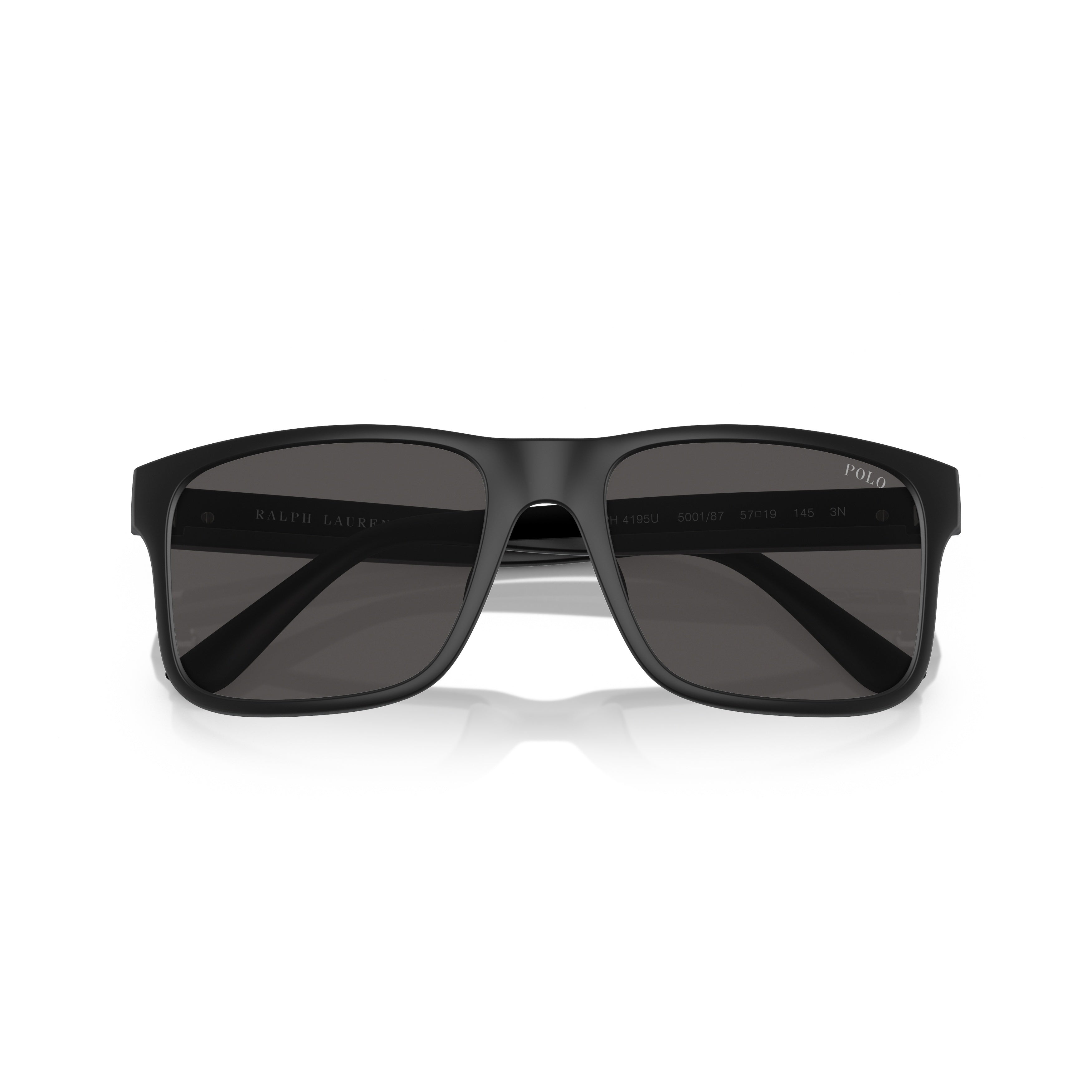 0ph4195u Rectangular Matte Black Sunglasses