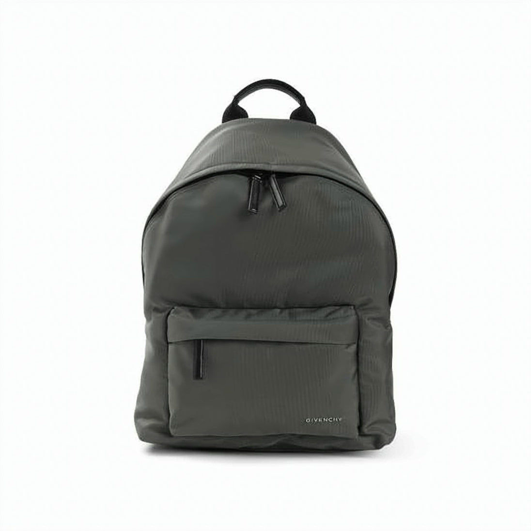 Spacious Minimalist Backpack with Calf Leather Accents