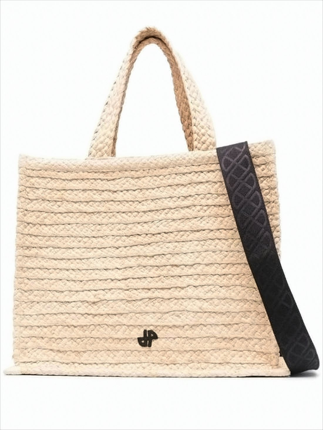 Braided Raffia Tote Bag
