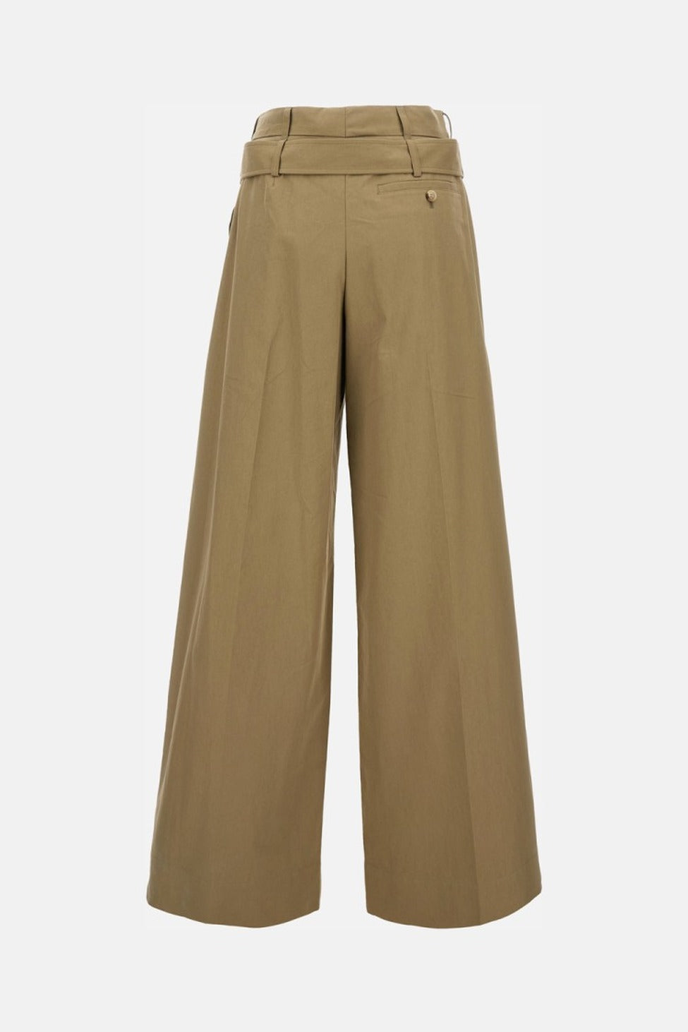 Pleated Wide-Leg Trousers